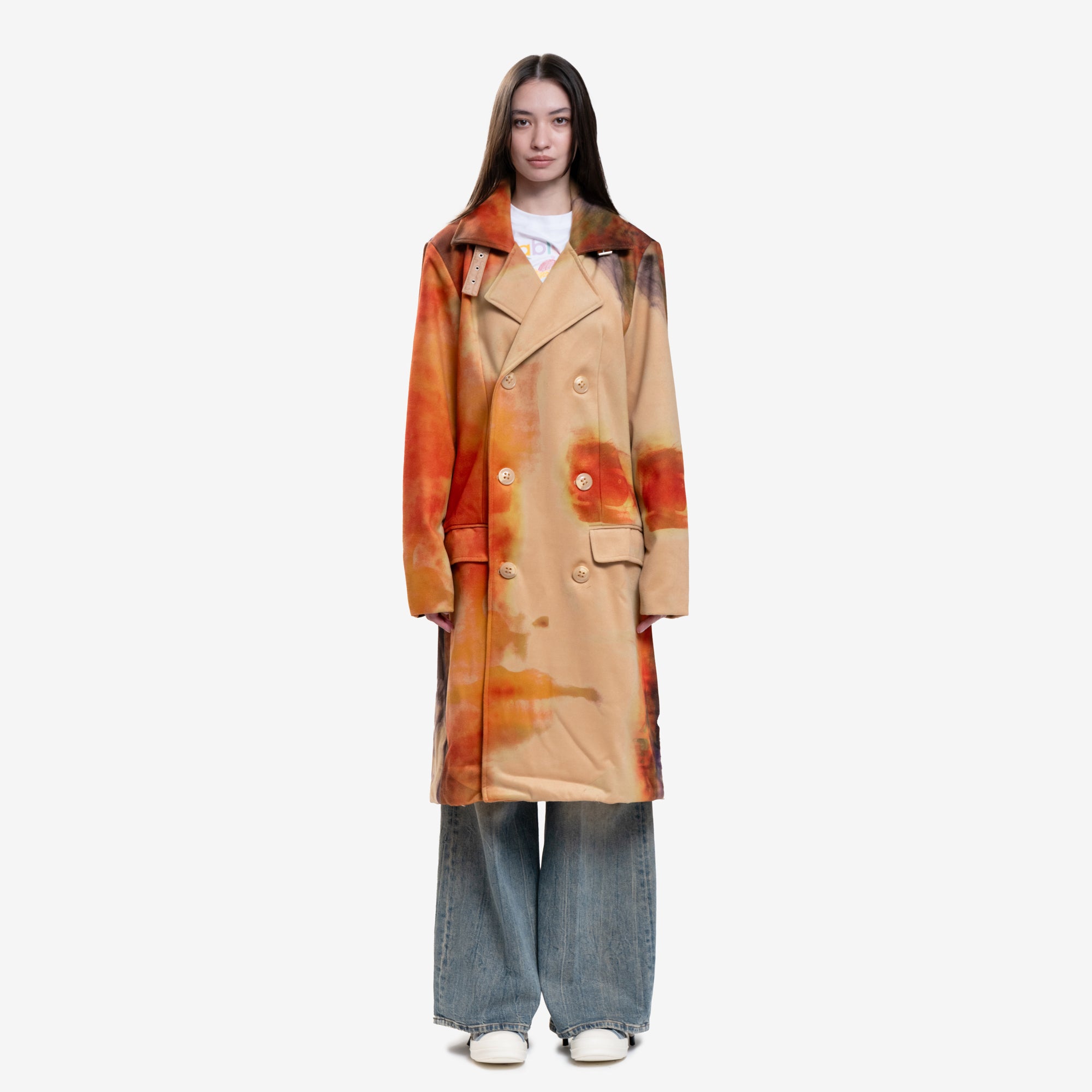 KidSuper Girl Face Overcoat Multi - 6