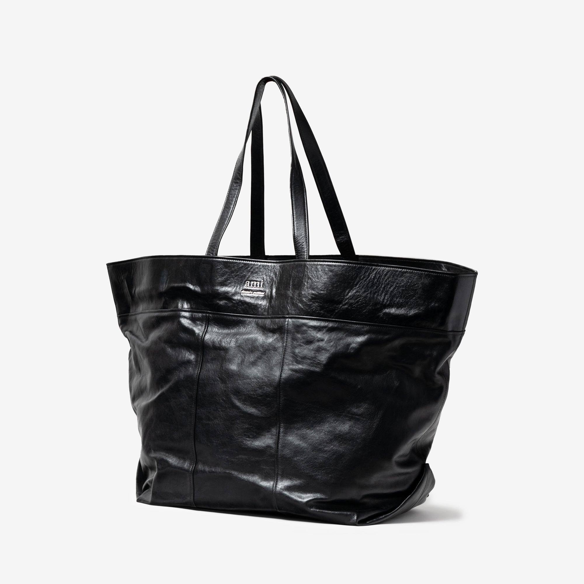 AMI East West Maxi AMI Shopper Black - 2
