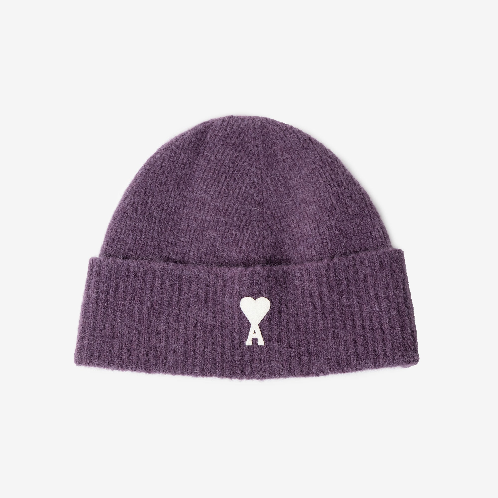 AMI Off White ADC Beanie Lilac - 1