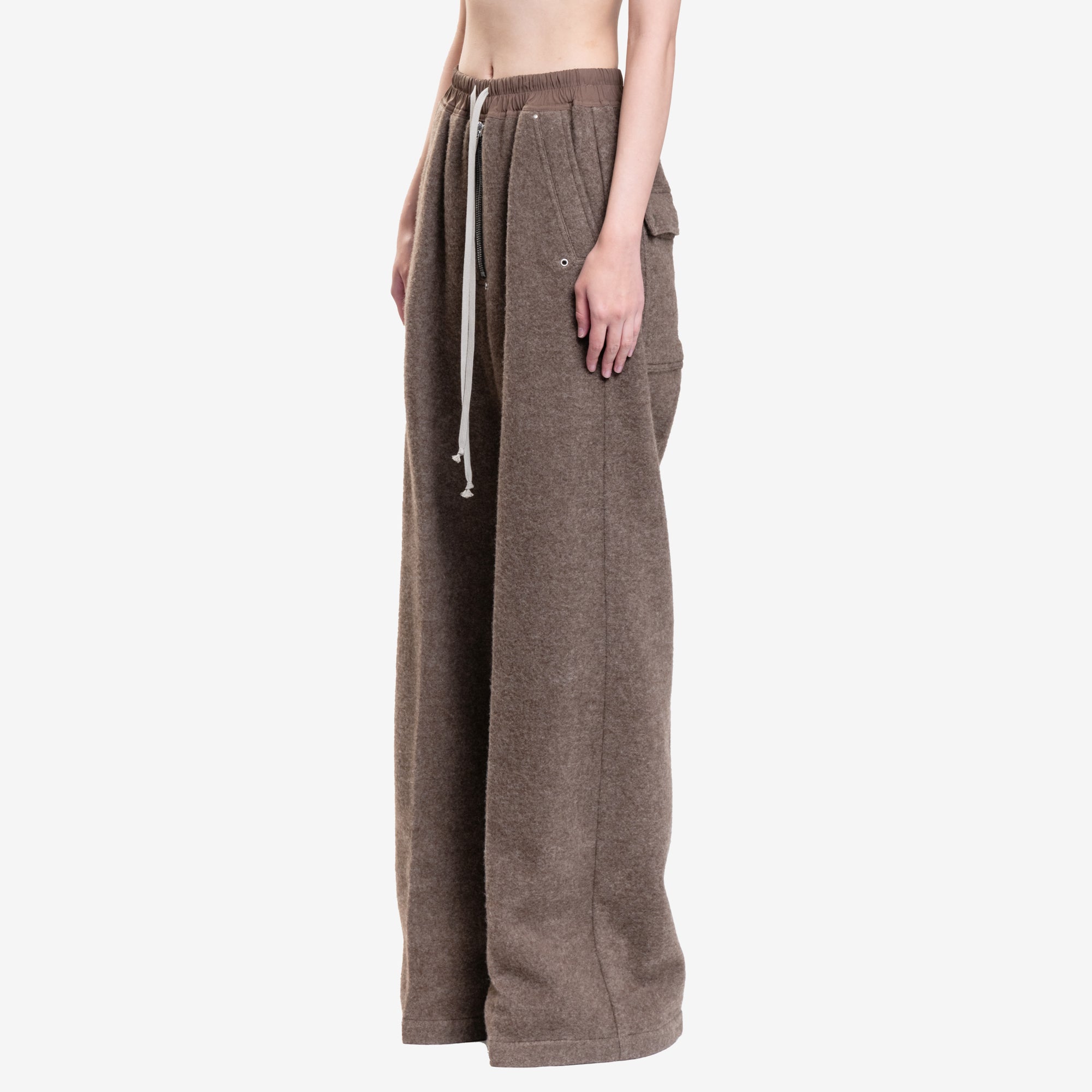 Unisex Rick Owens Wide Bela Pants in Fawn