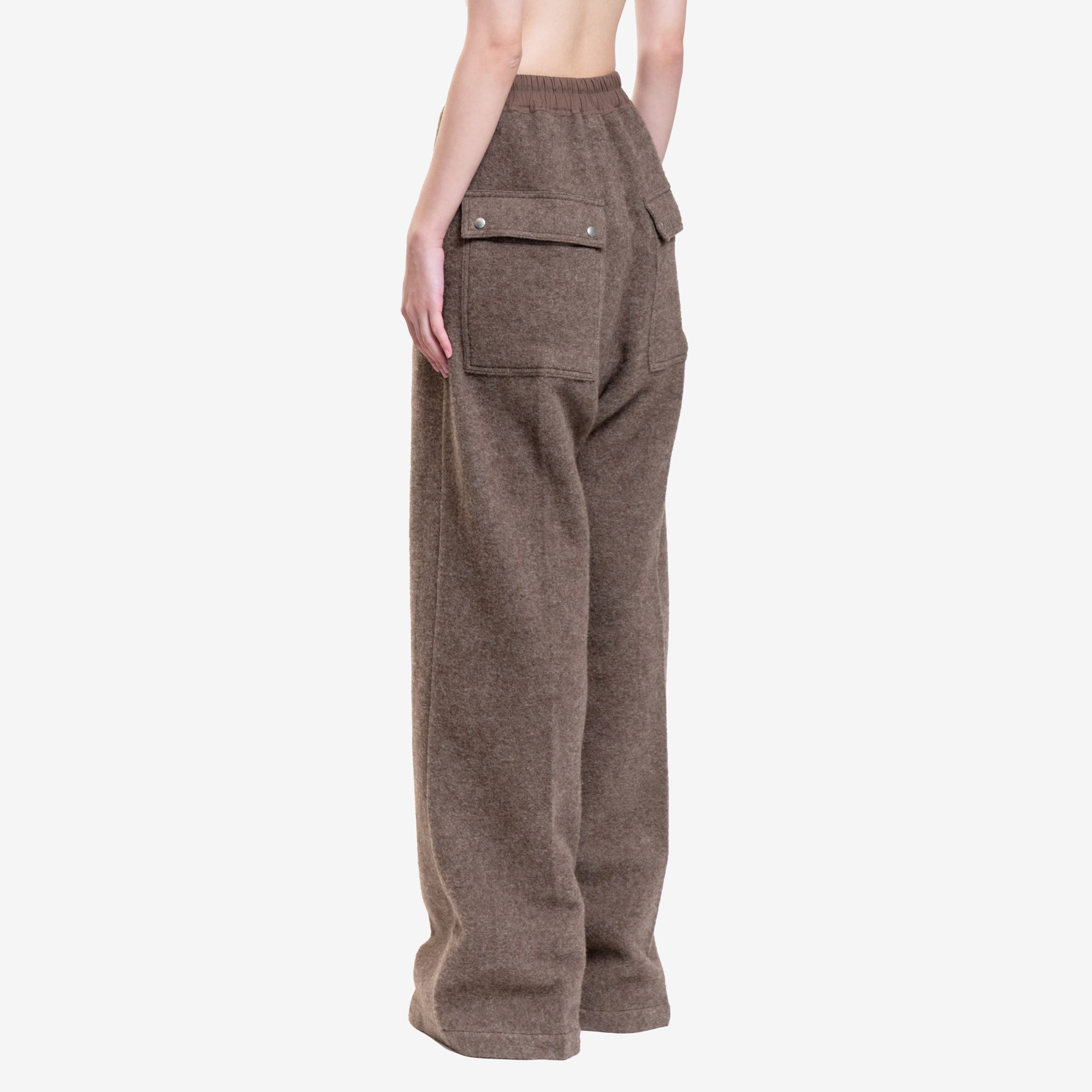 Rick Owens Unisex Wide Bela Pants Fawn - 4