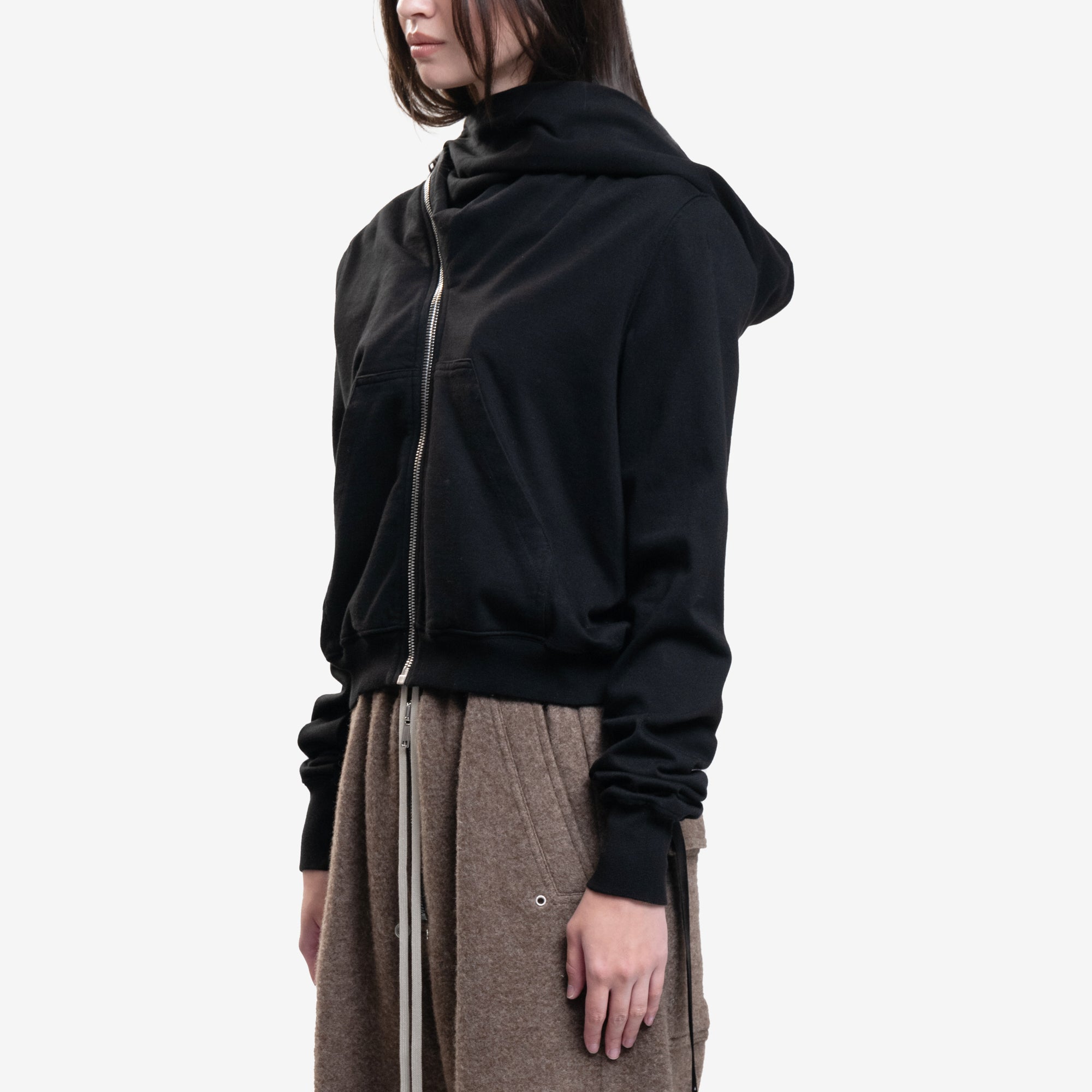 Rick Owens DRKSHDW Womens Mountain Hoody Black - 3