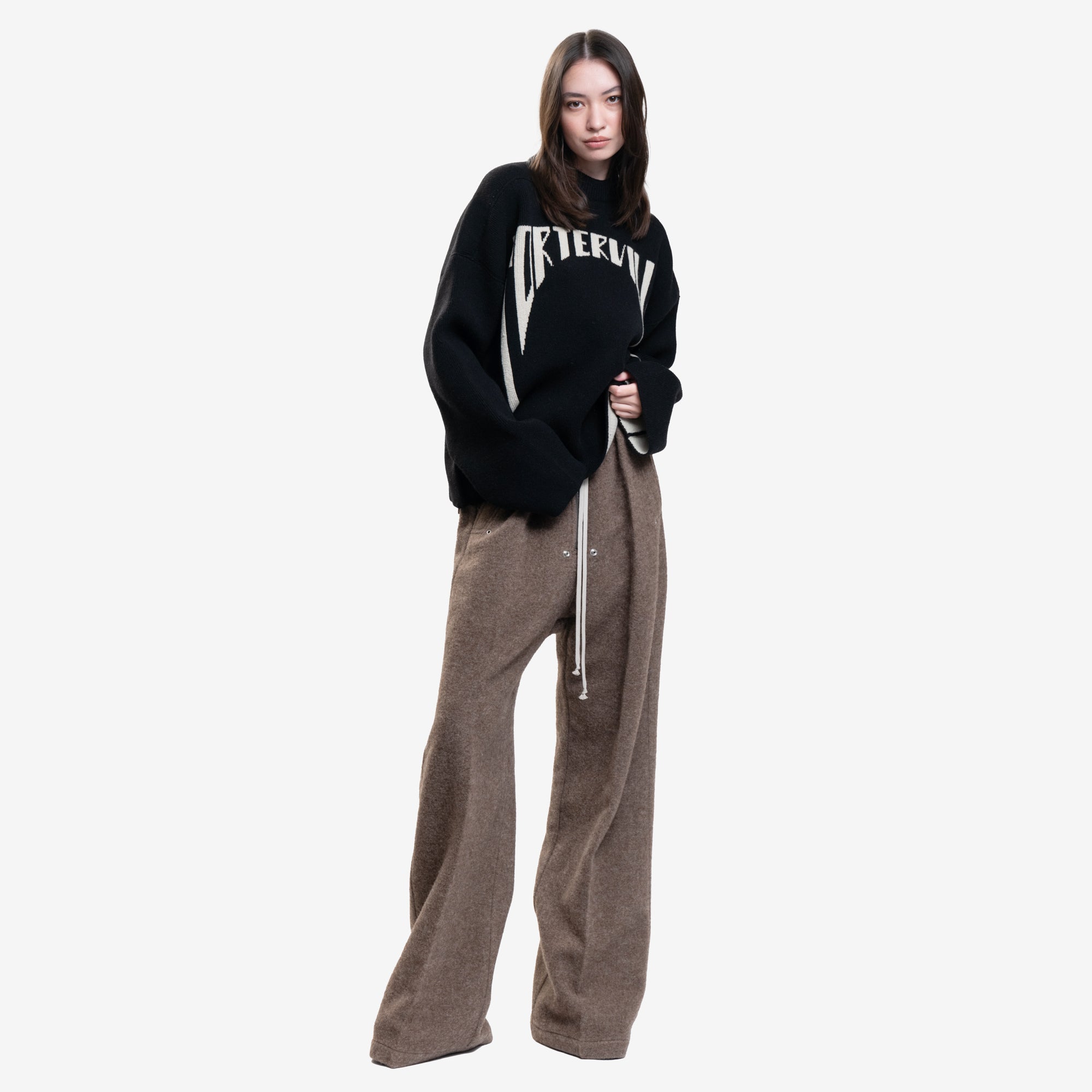 Rick Owens Porterville Jumbo Sweater Black - 2