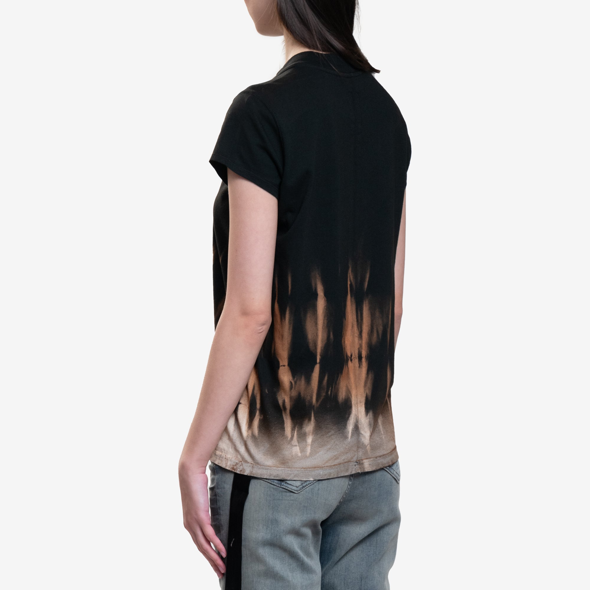 Rick Owens DRKSHDW Womens Small Level T-Shirt Black - 4