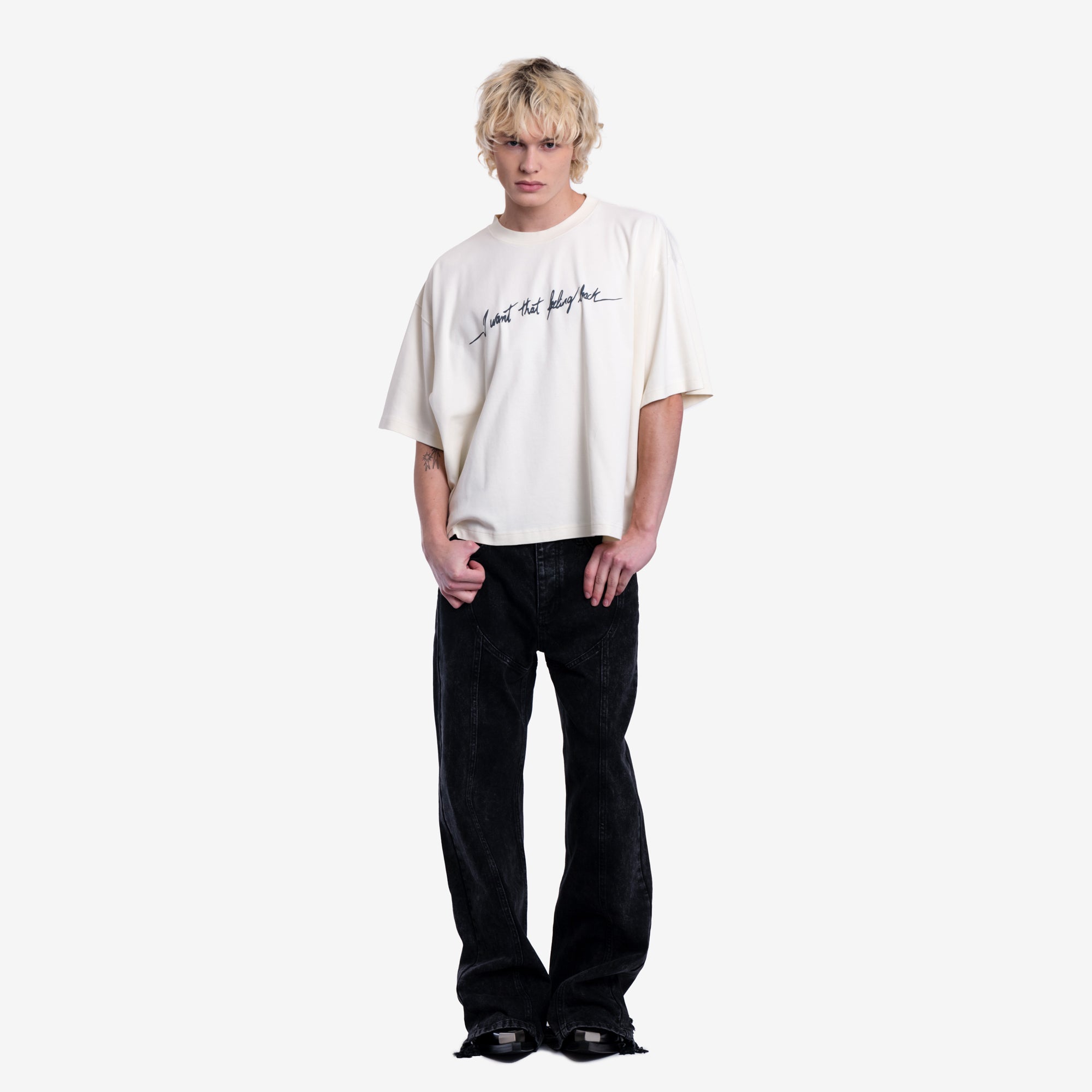 Achilles Ion Gabriel Soma T-Shirt Off White - 2