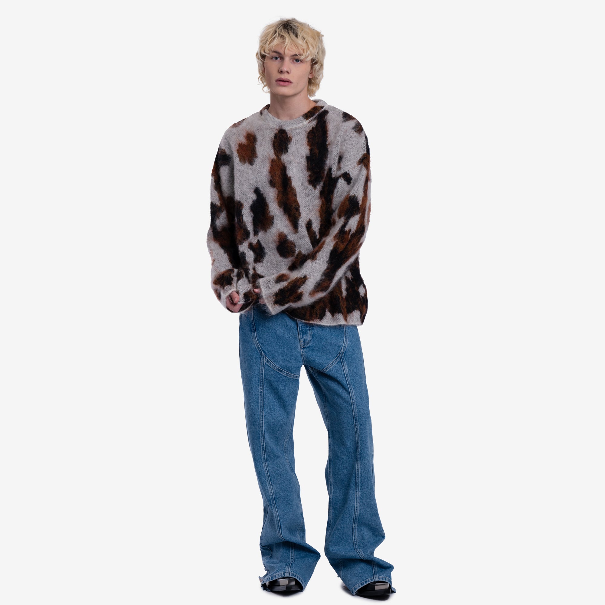 Achilles Ion Gabriel Entourage Mohair Sweater Cow - 2