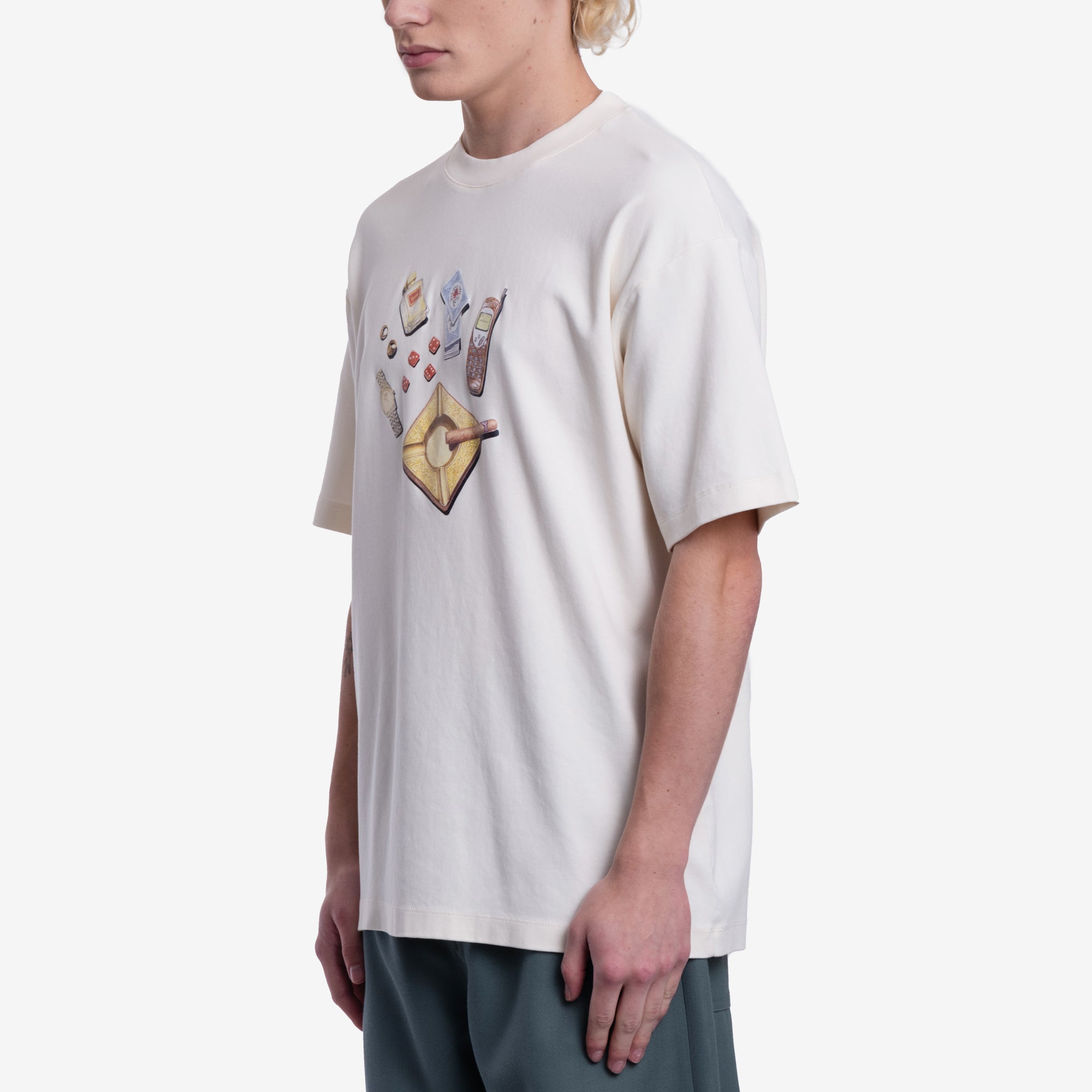 Drôle de Monsieur Le T-Shirt Soiree Cream - 3