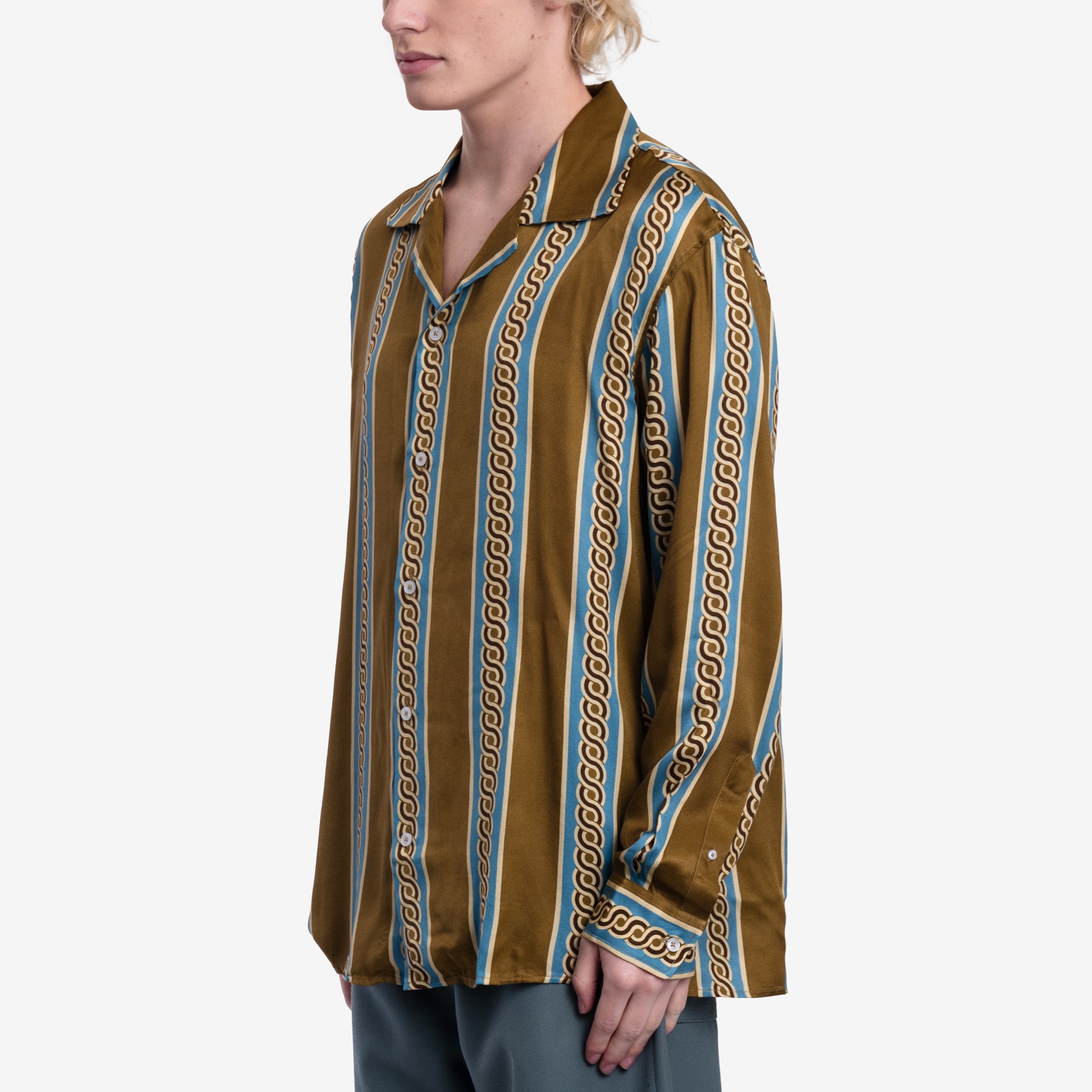 Drôle de Monsieur La Chemise Tresses Mustard - 3