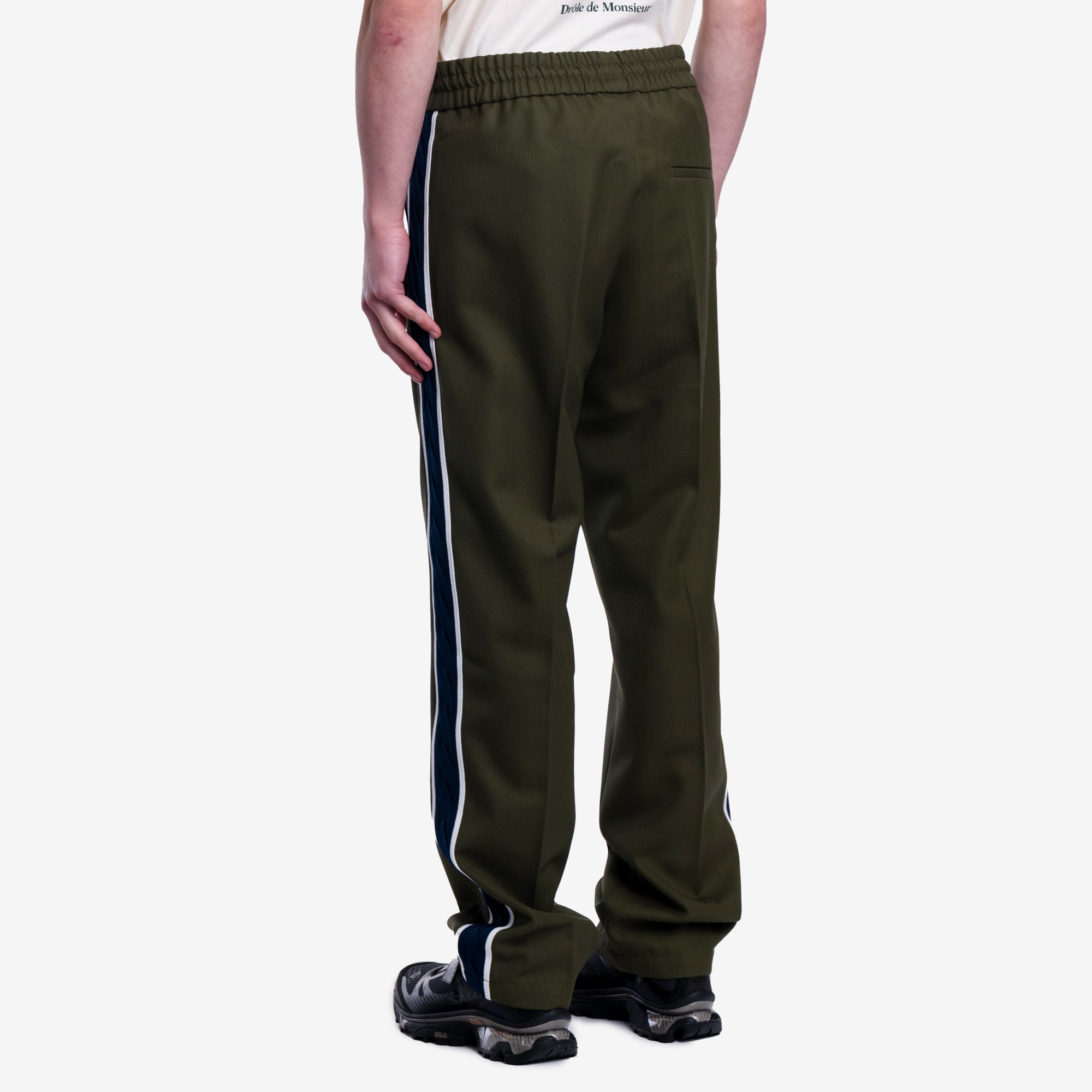 Drôle de Monsieur Le Pantalon Torsades Khaki Green - 4