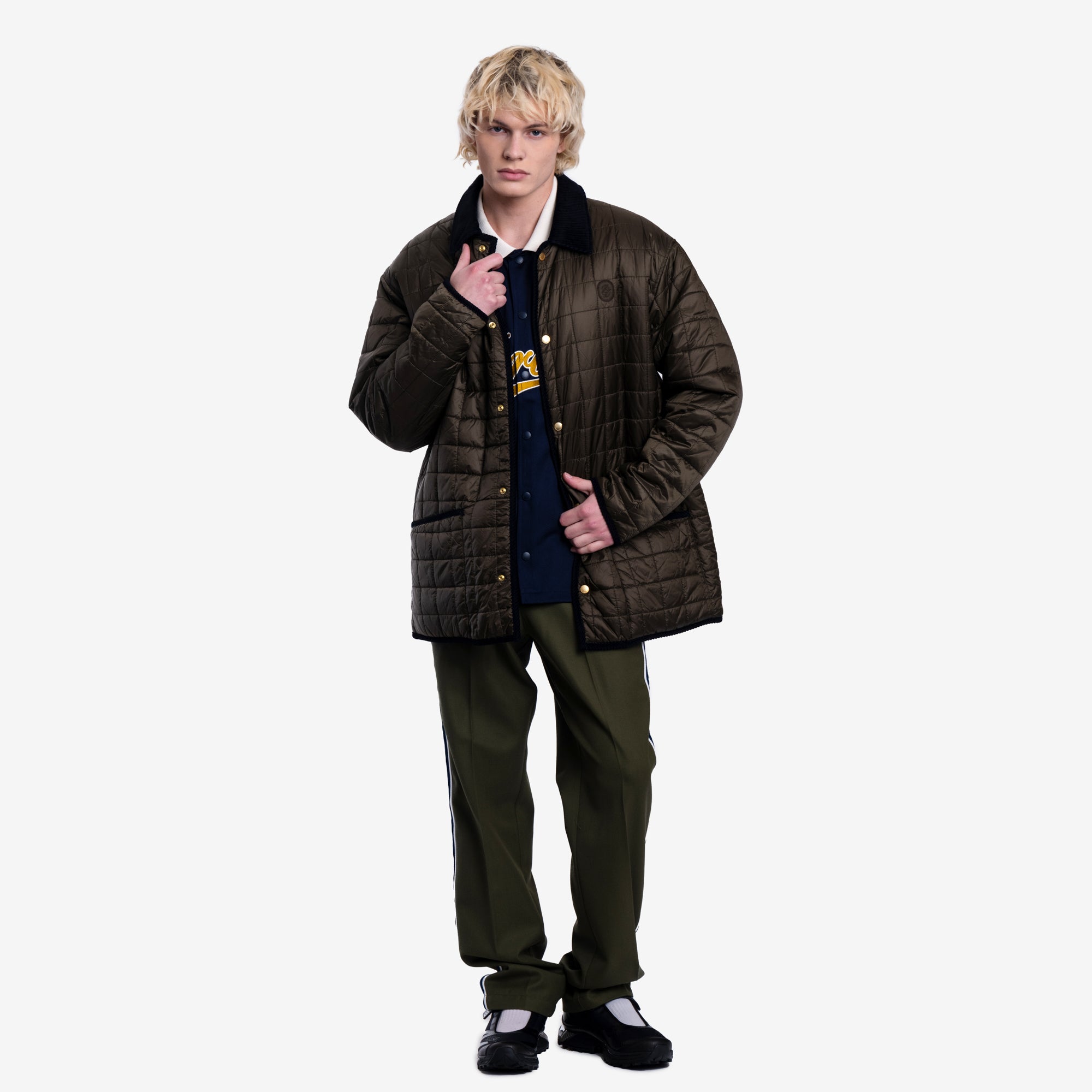 Drôle de Monsieur Le Veste Matelassee Khaki Green - 2