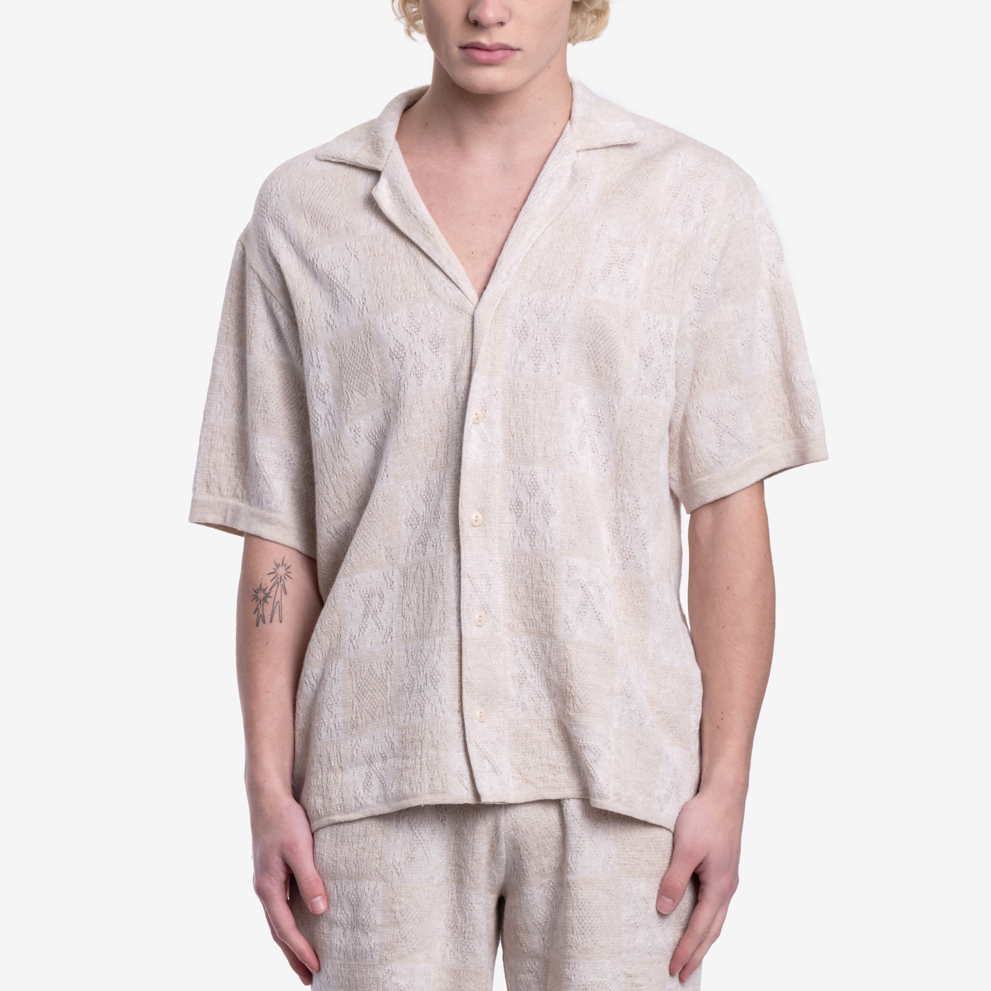 Represent Crochet Shirt Multi - 1