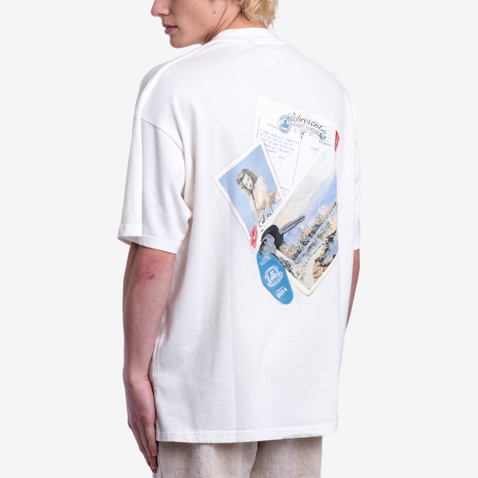 Represent Girls of Summer T-Shirt Flat White - 4