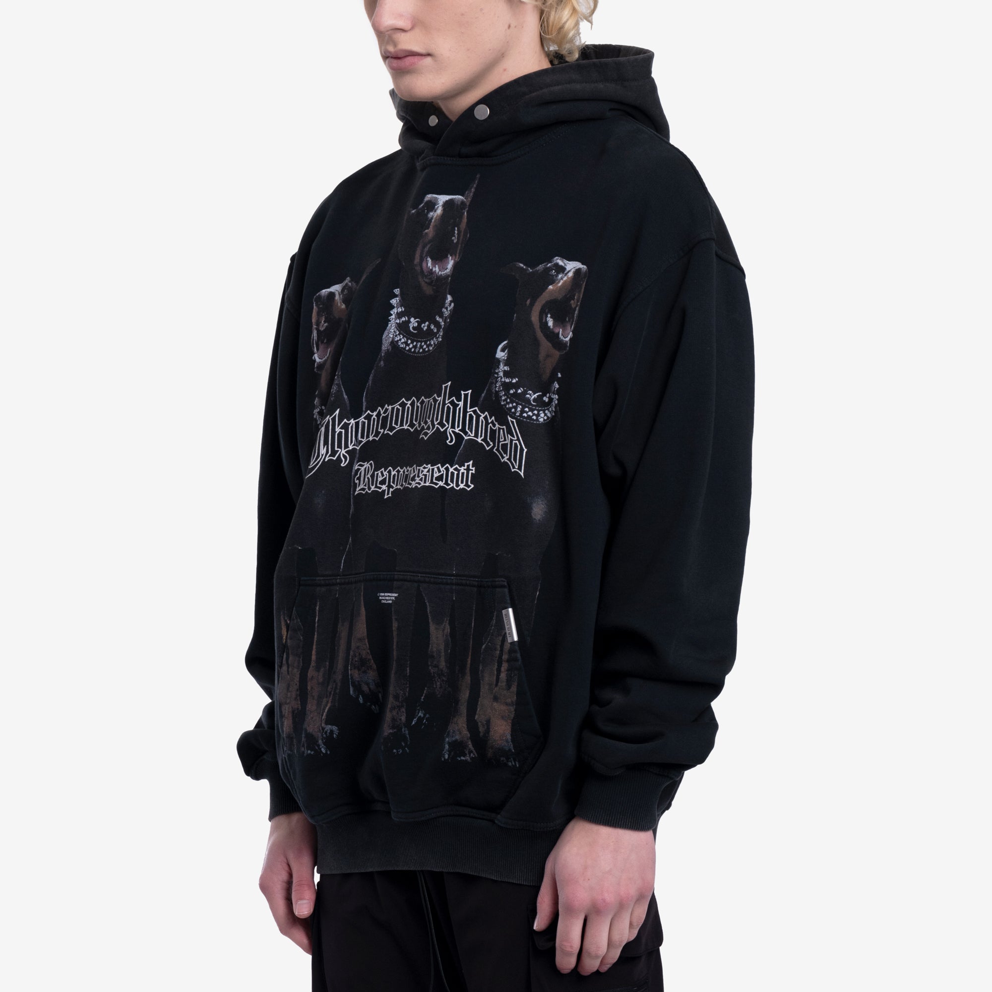 Represent Thoroughbred Hoody Vintage Black - 3