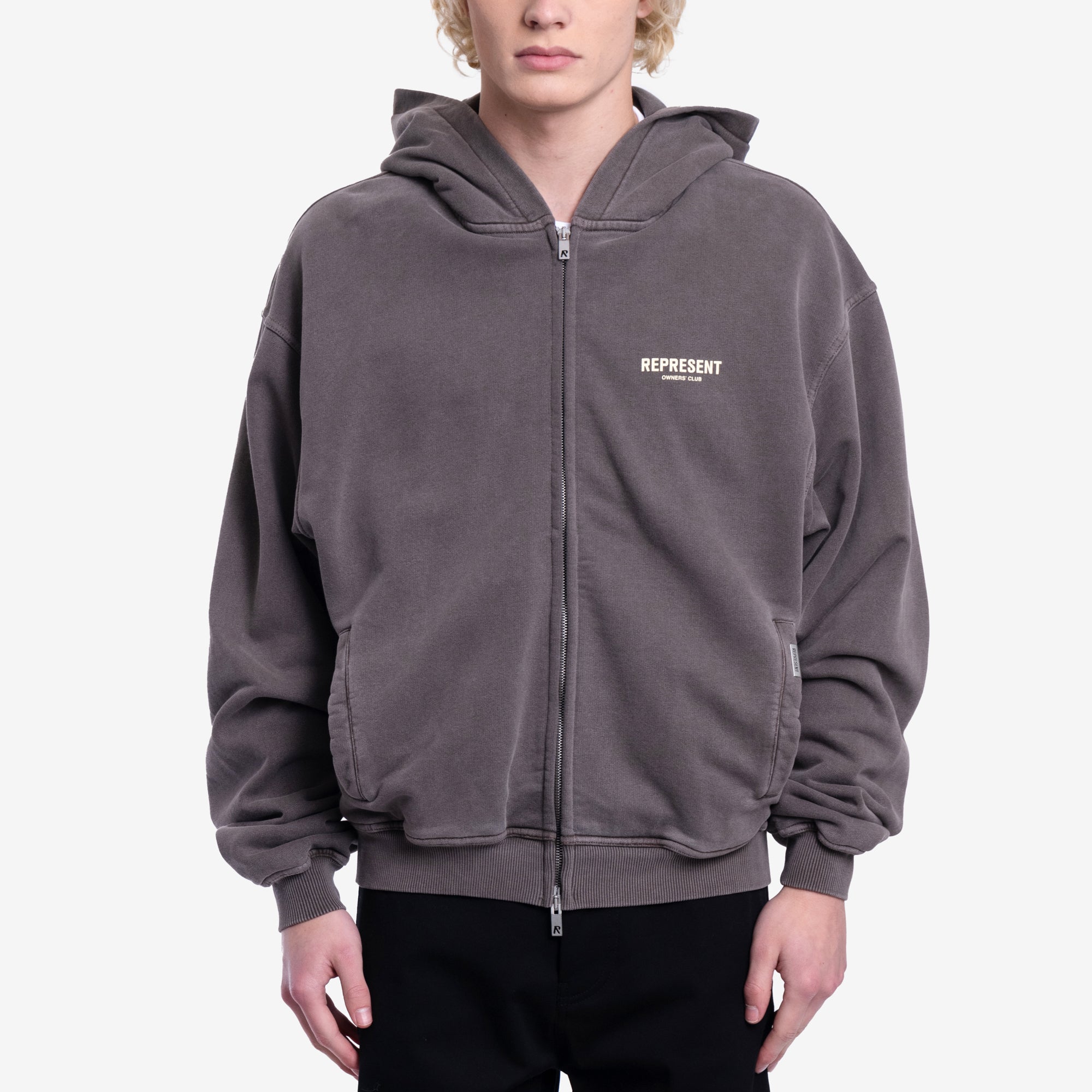 Represent Owners Club Zip Hoody Fog - 1