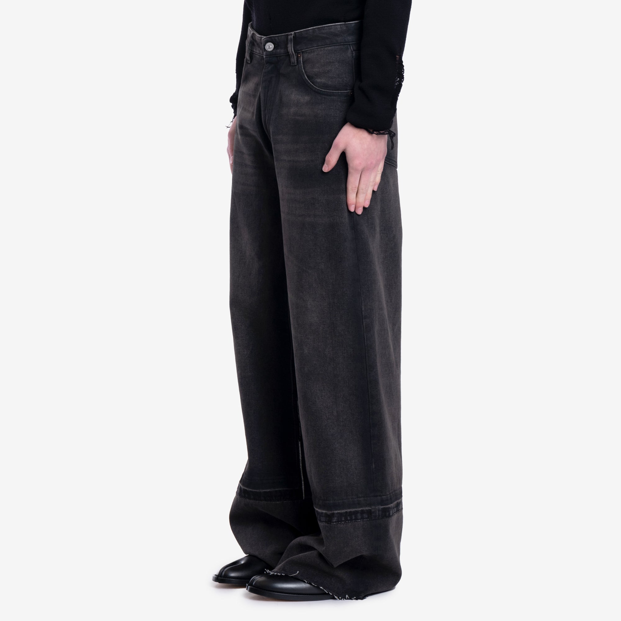 Photo of MM6 Deconstructed Jeans - 3