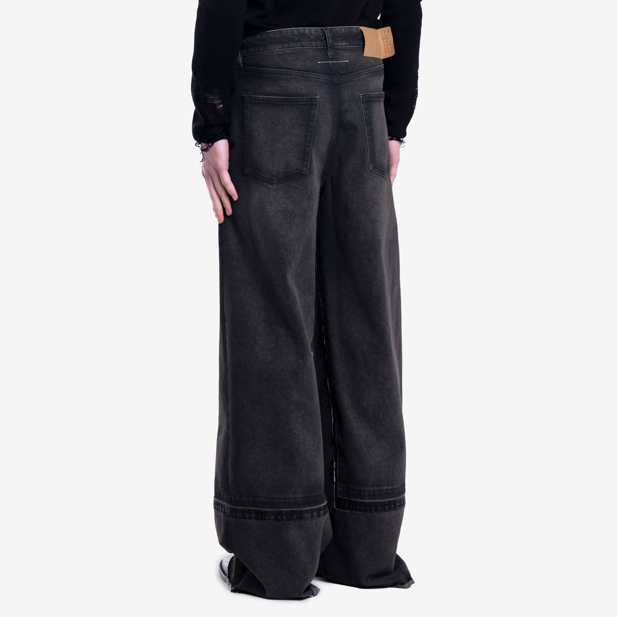 MM6 Deconstructed Jeans Wolf Grey - 4