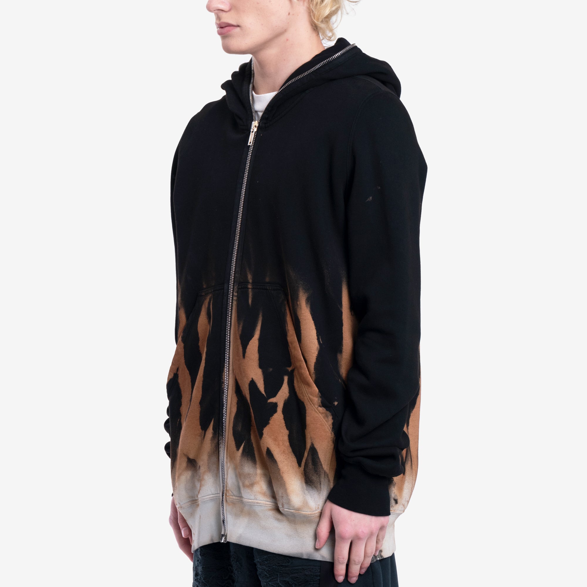 Rick Owens DRKSHDW Jumbo Gimp Zip Hoody Black - 3