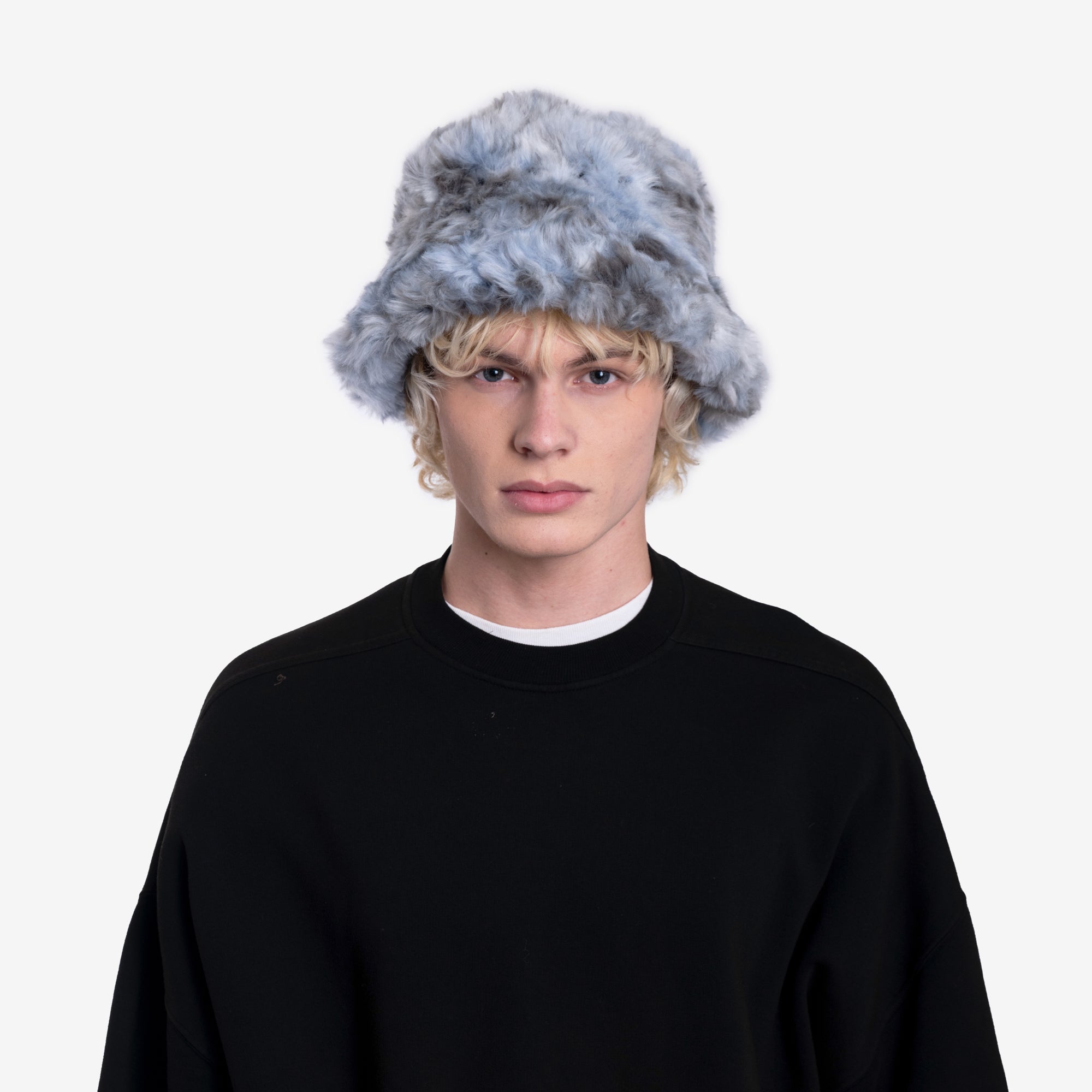 MARNI Hairy Bucket Hat Antique Silver - 2