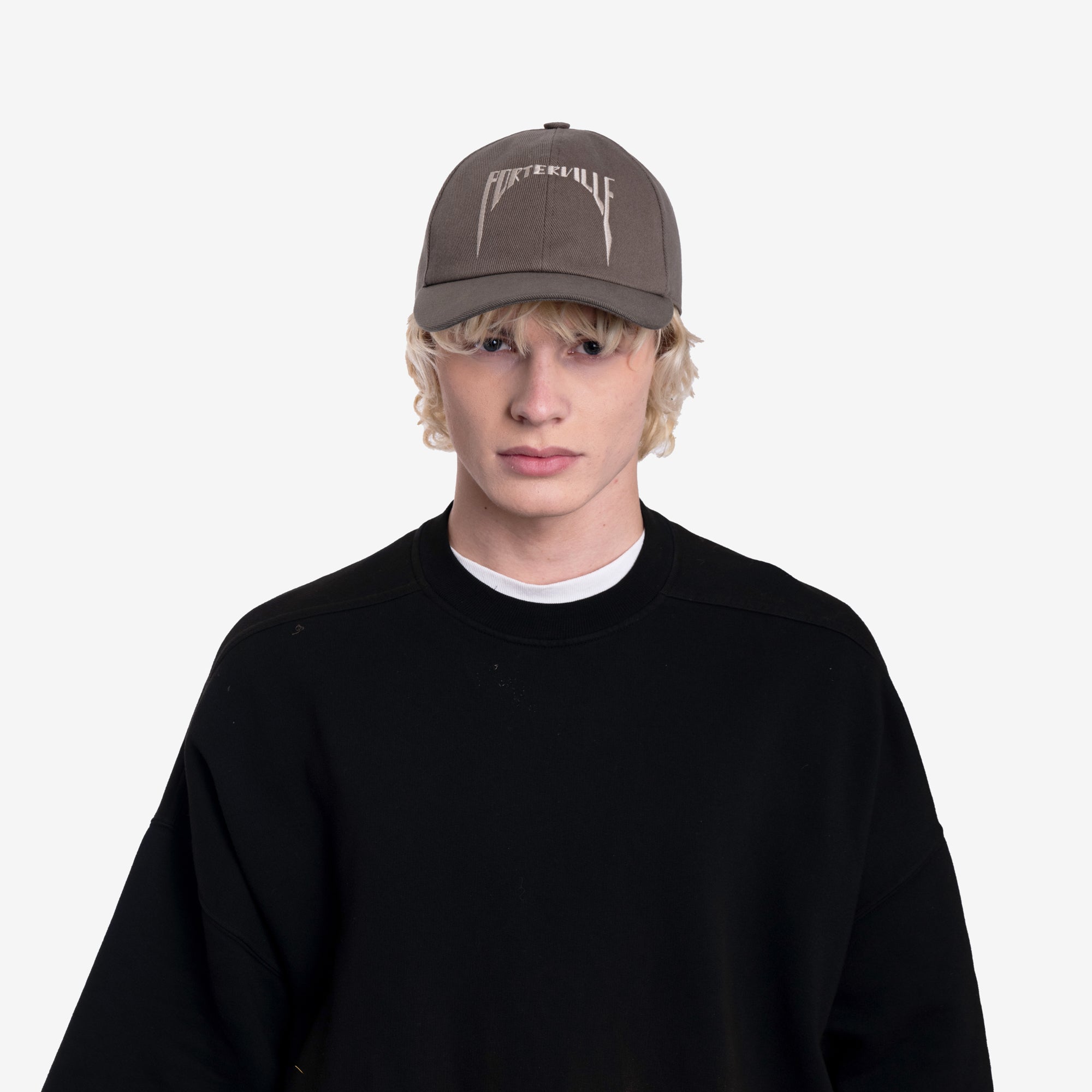 Rick Owens DRKSHDW Porterville Denim Baseball Cap Dust - 2