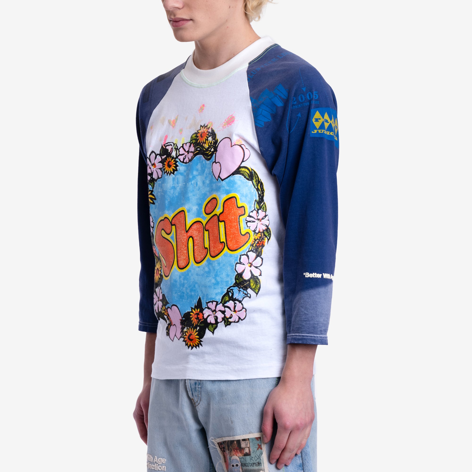 Better With Age Shit Fuck Raglan T-Shirt Multi - 3