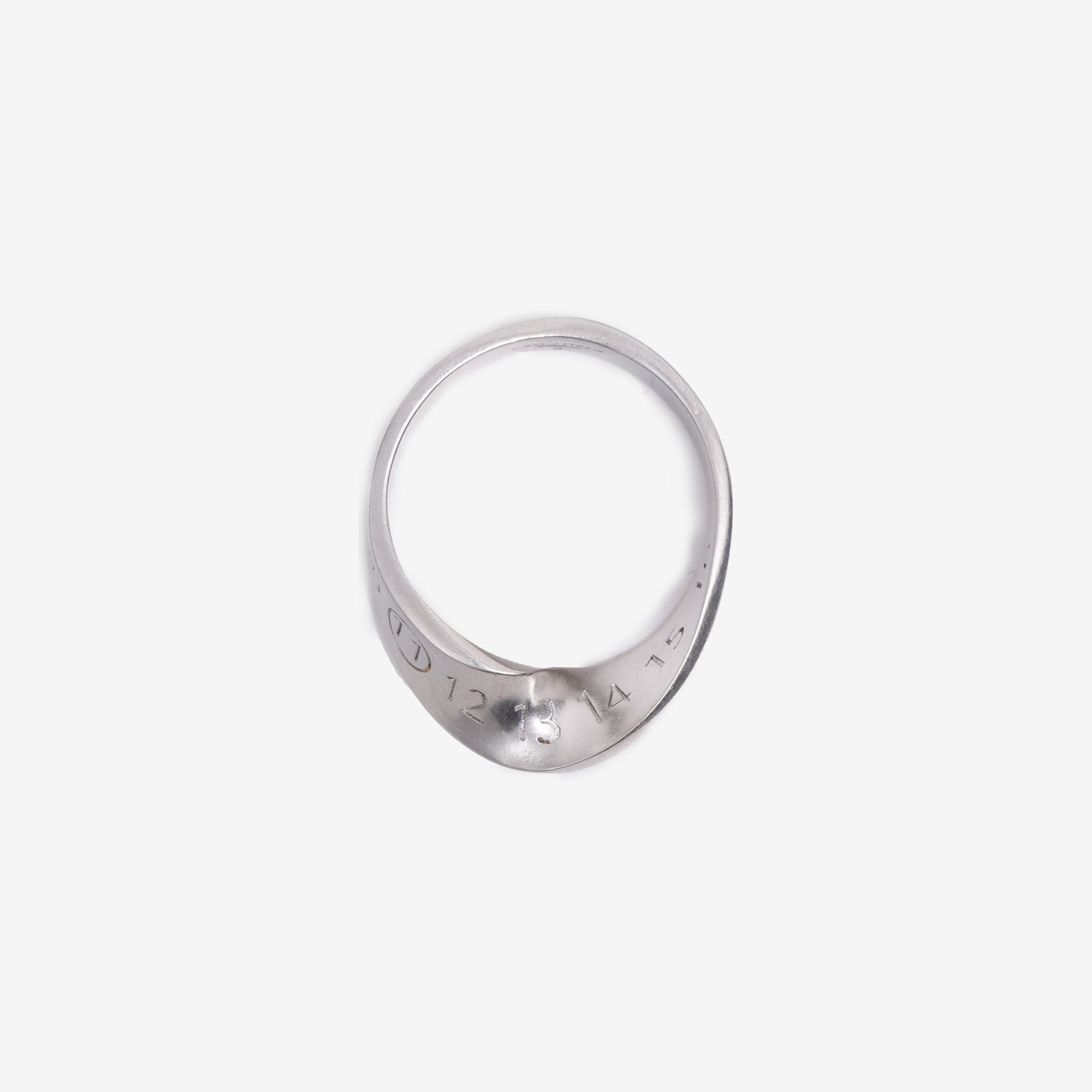 Maison Margiela Number Twist Ring Silver - 3