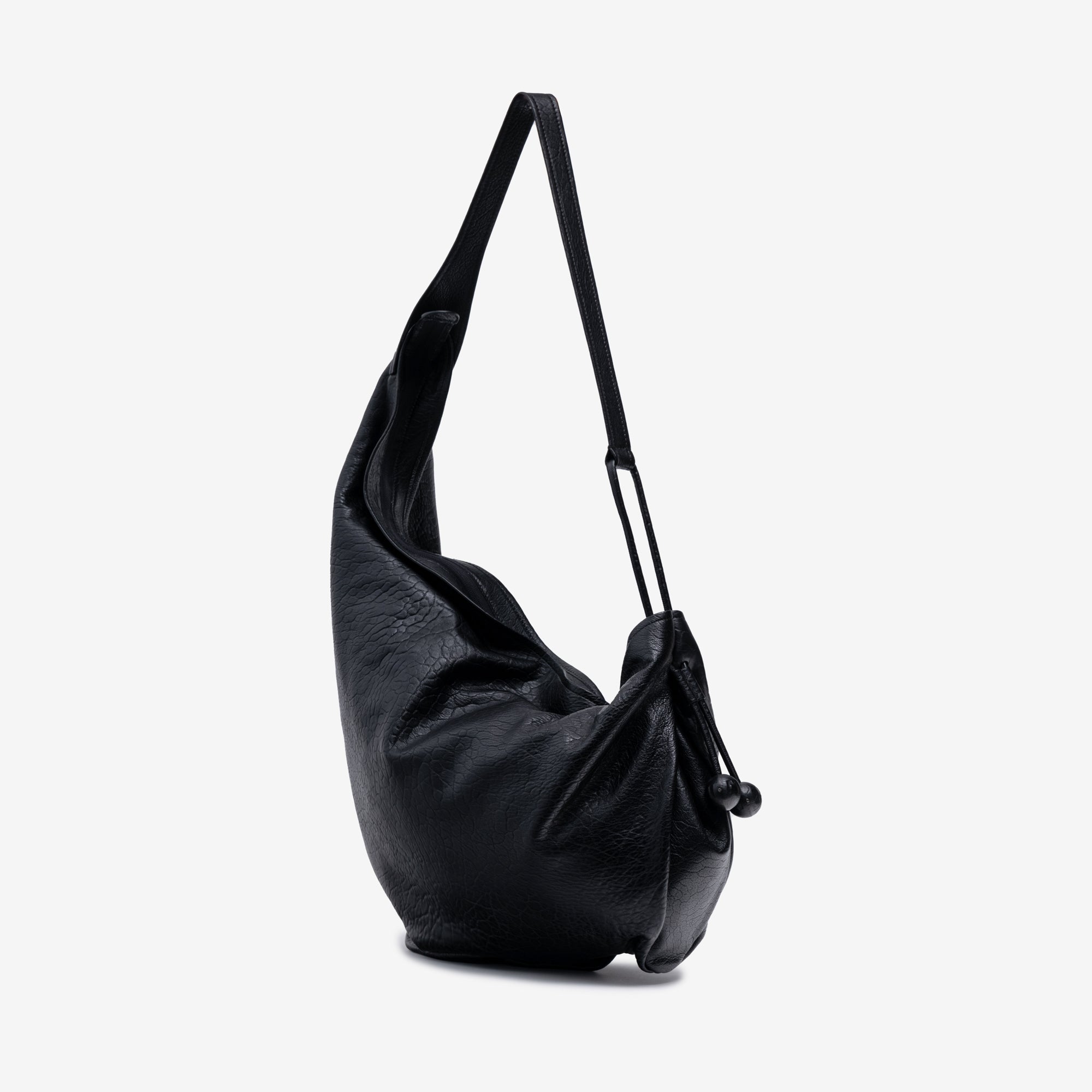 MARNI Large Hobo Shoulder Bag Black - 3