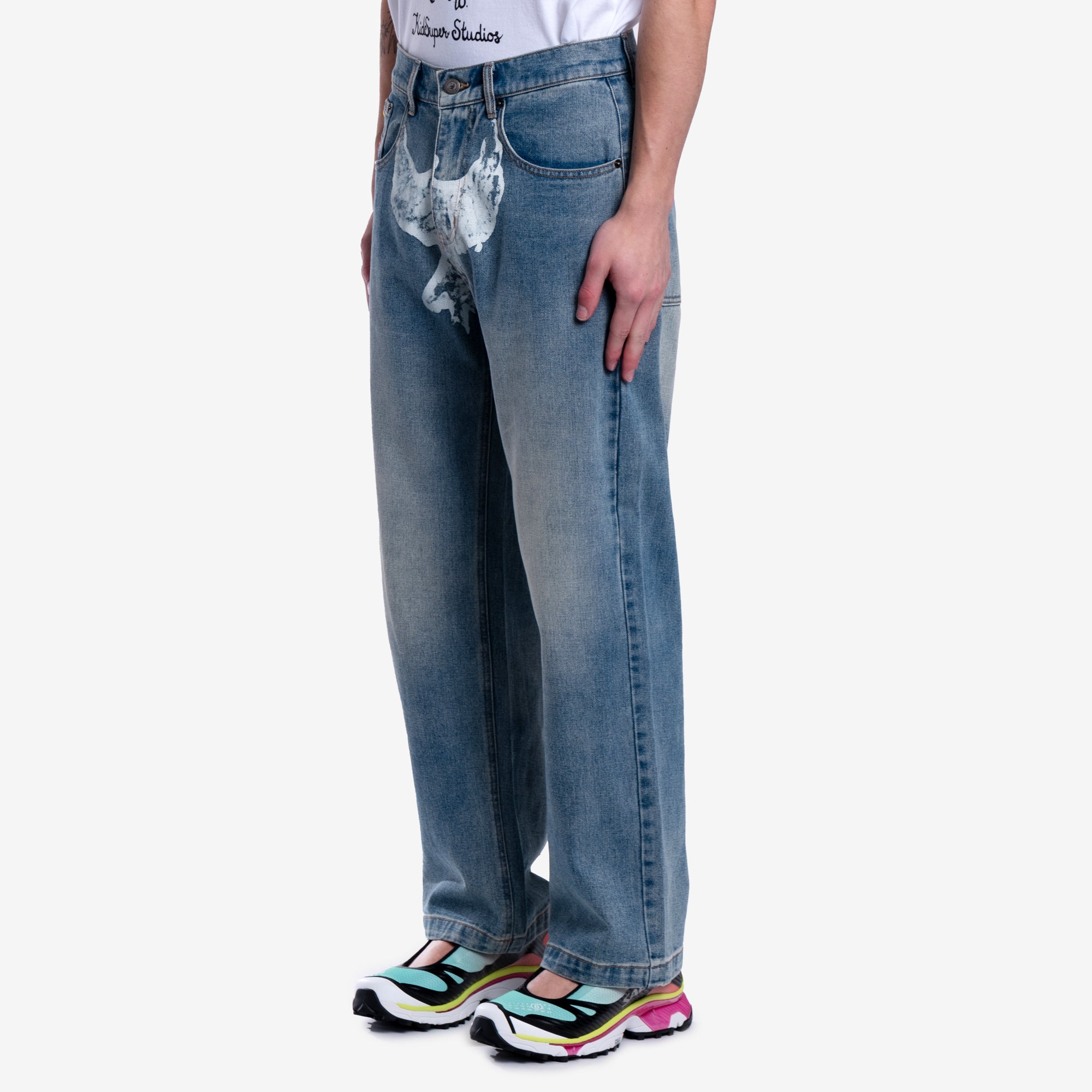 KidSuper Printed Dove Jeans