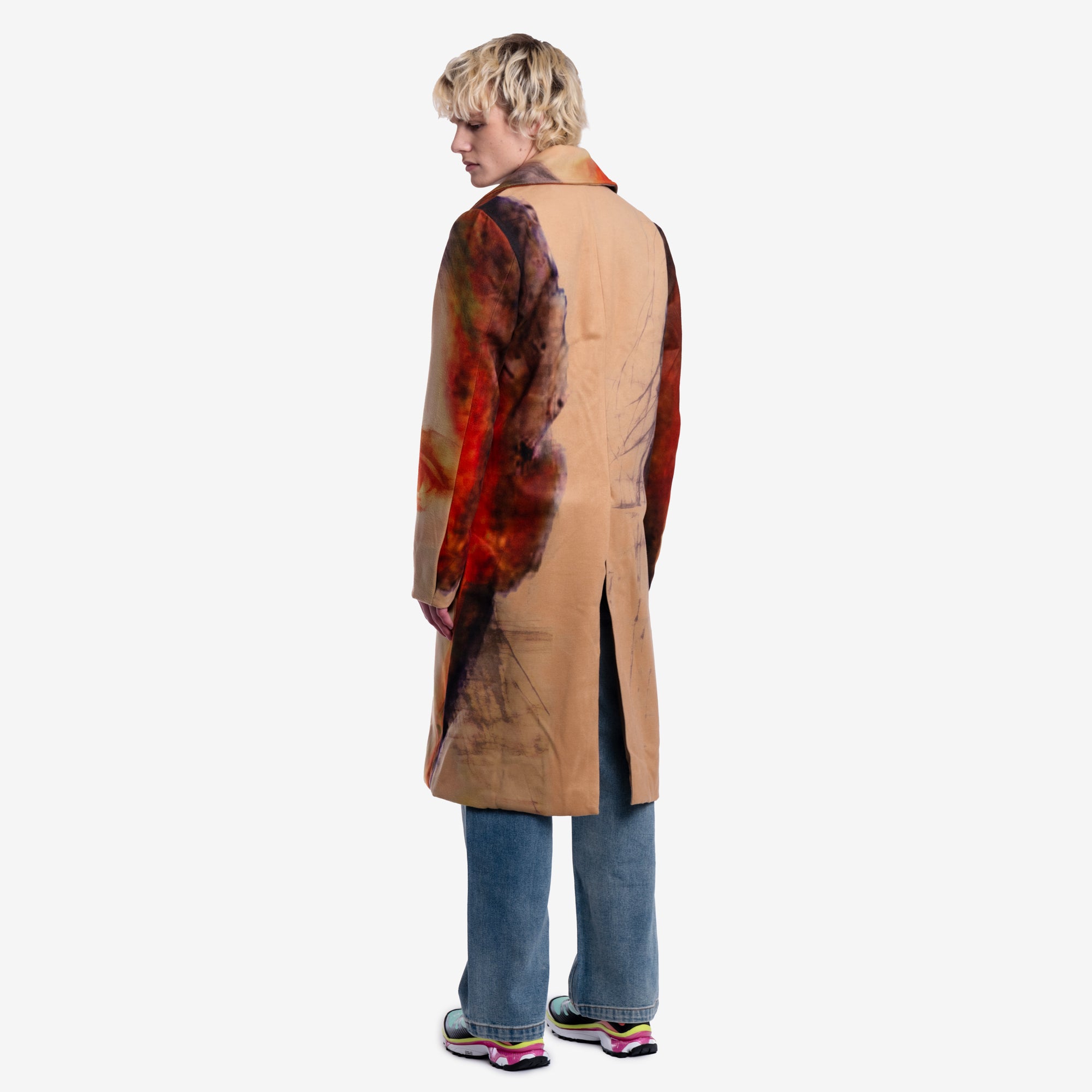 KidSuper Girl Face Overcoat Multi - 4