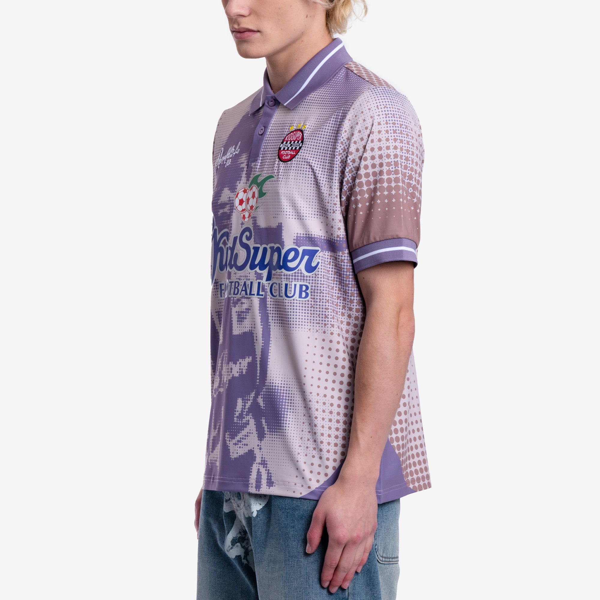 Photo of KidSuper Ronaldinho Cream Soccer Jersey - 3