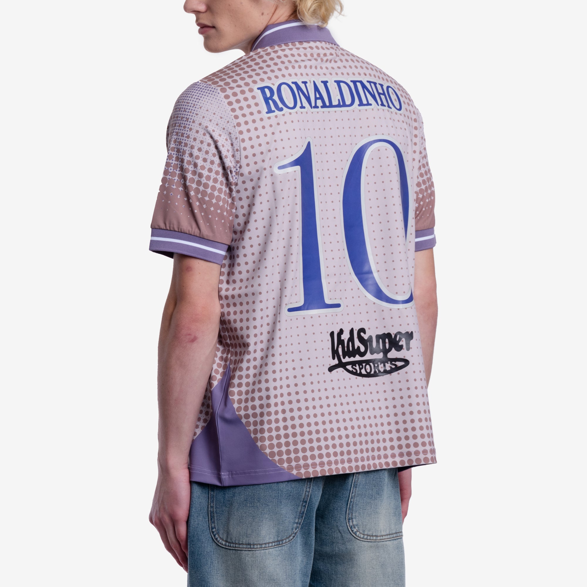 Photo of KidSuper Ronaldinho Cream Soccer Jersey - 4
