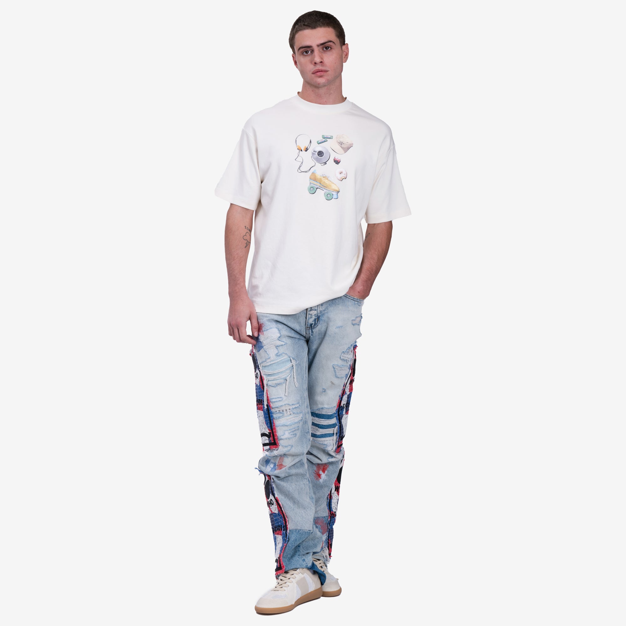 Drôle de Monsieur Le T-Shirt Balade Cream - 2