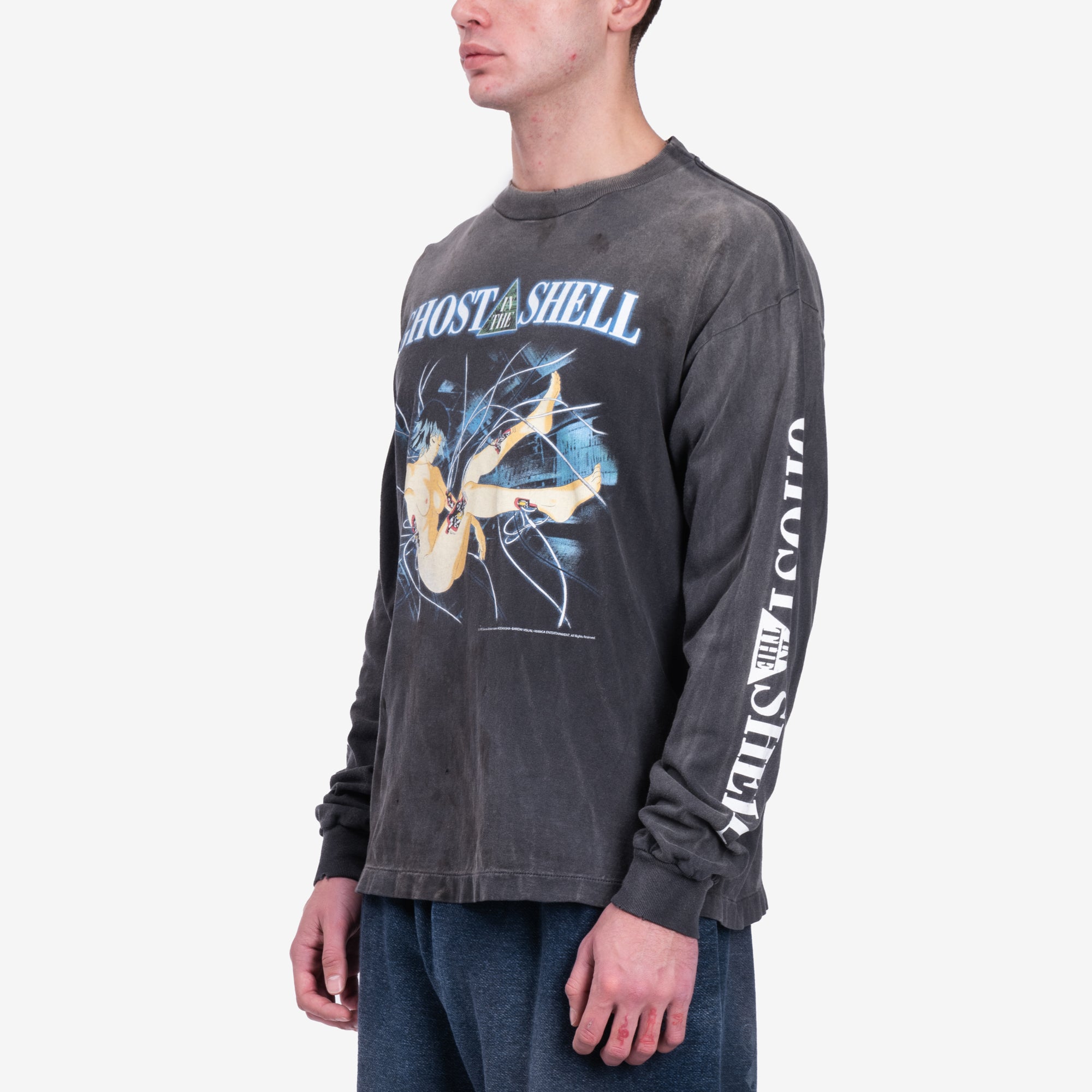 Saint Mxxxxxx Ilya Ghost in the Shell T-Shirt Black - 3