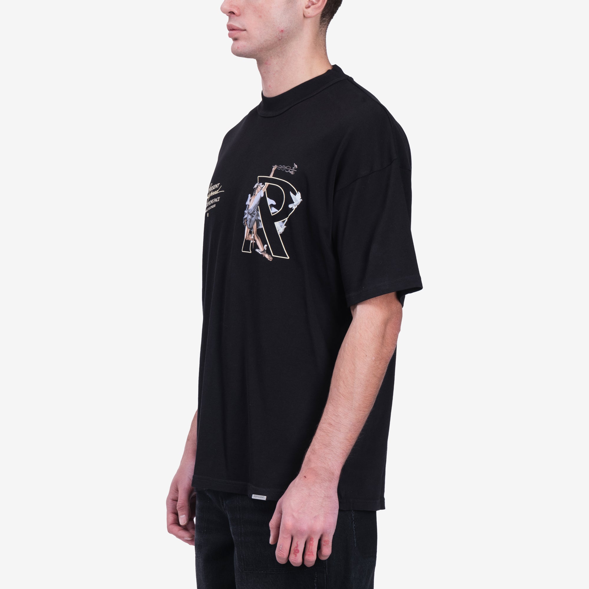 Represent Hermes T-Shirt Jet Black - 3