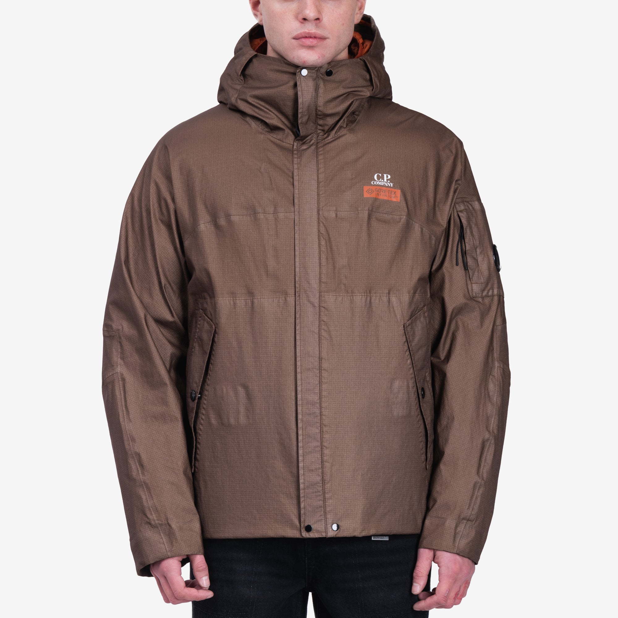 C.P. Company Gore G - Type Reversible Down Jacket Bombay Brown - 1