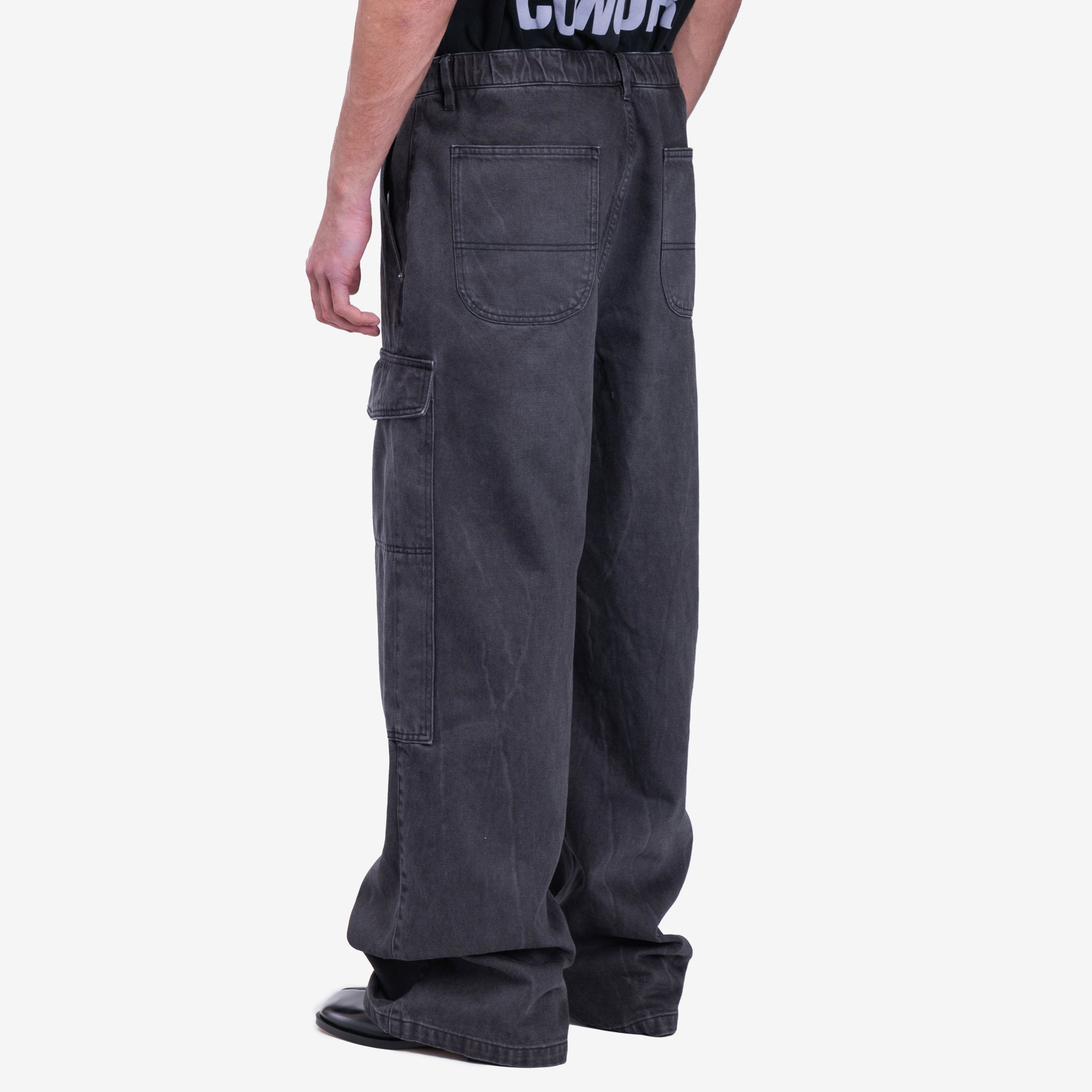 AMI Worker Baggy Jeans Black - 4