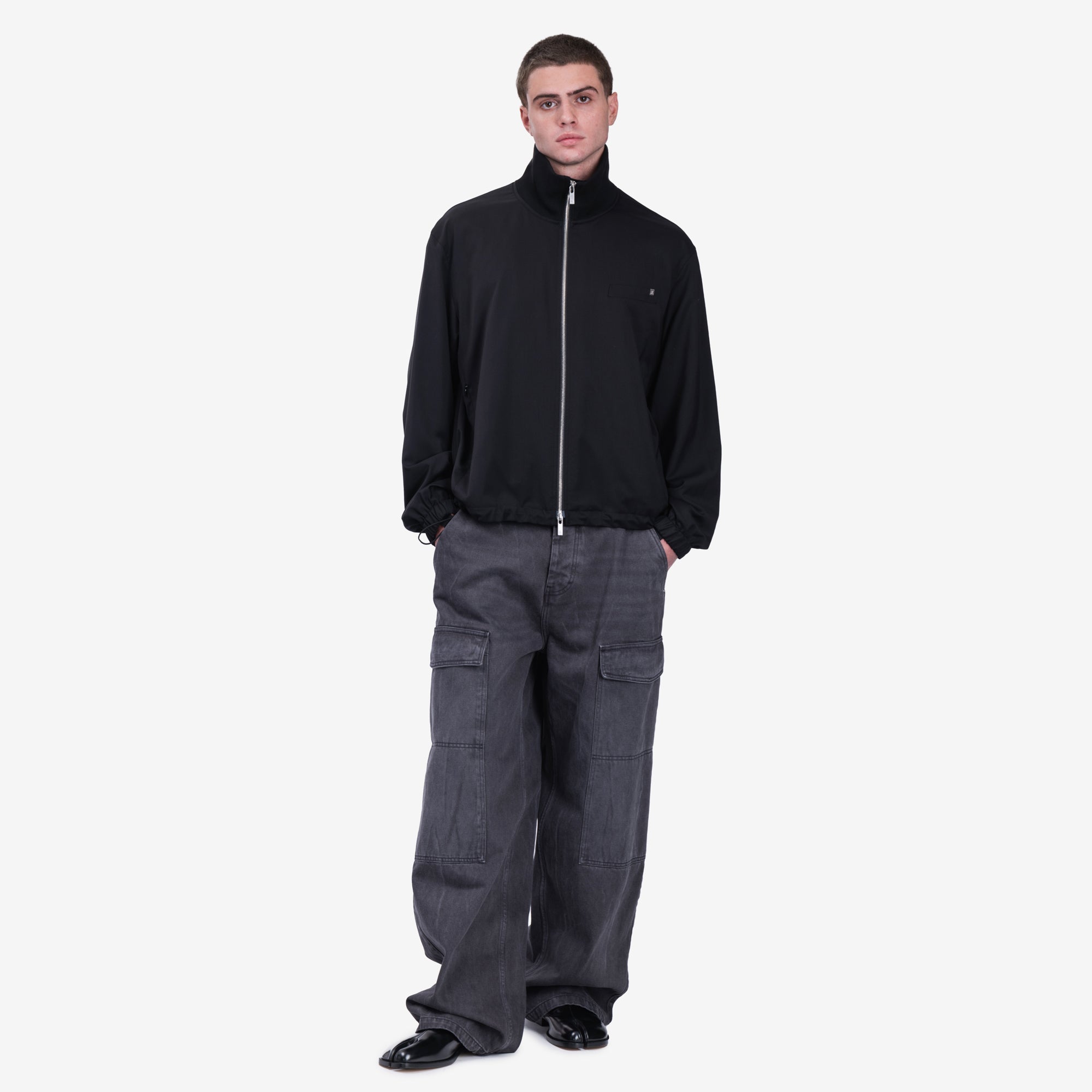 Helmut Lang Relaxed Suit Bomber Jacket Black - 2