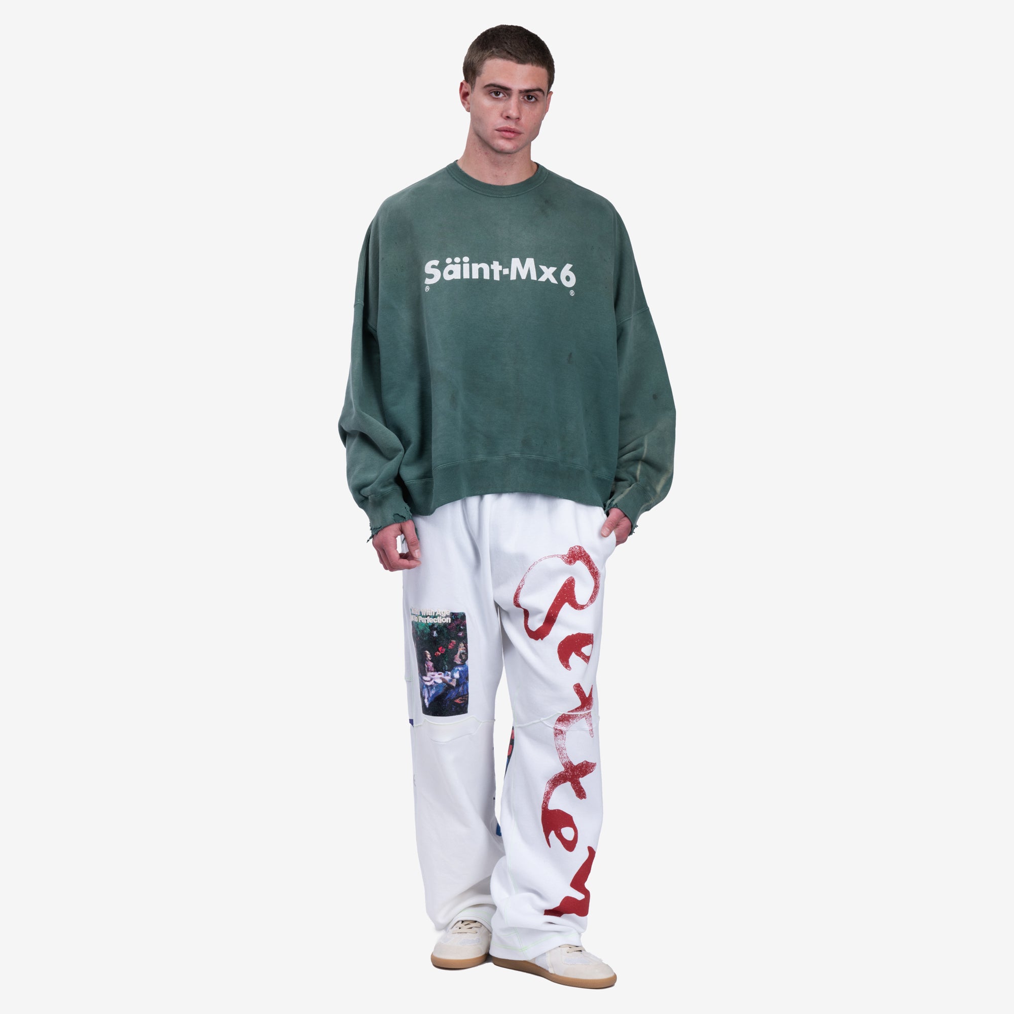 Saint Mxxxxxx Youth Sweatshirt Green - 2