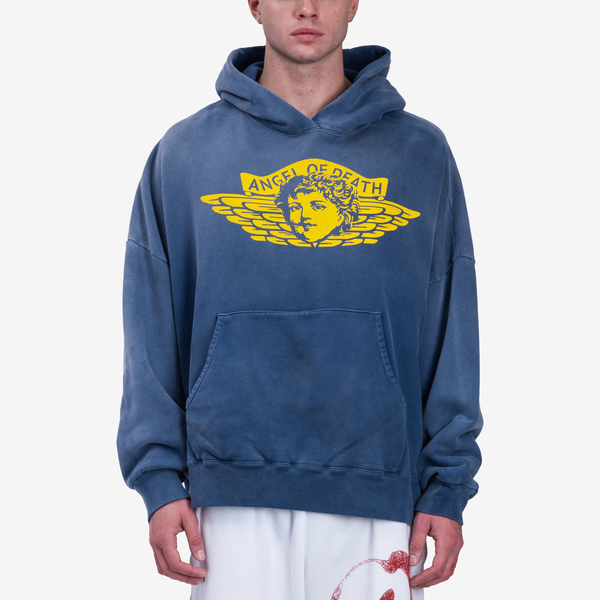 Saint Mxxxxxx Angel Hoody Navy - 1