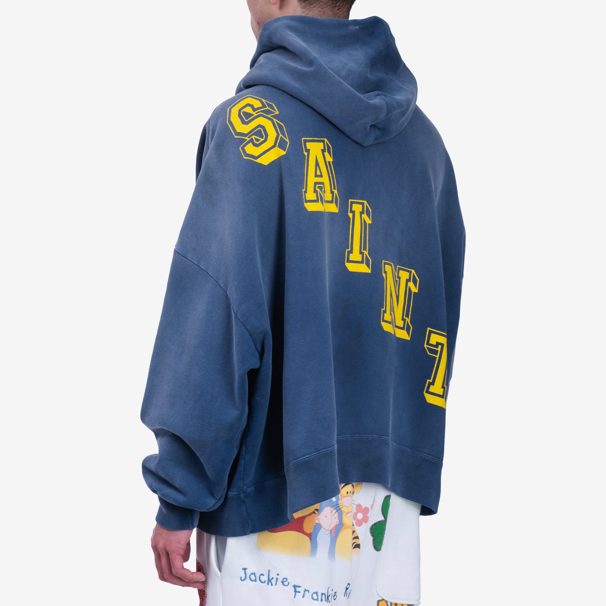Saint Mxxxxxx Angel Hoody Navy - 4