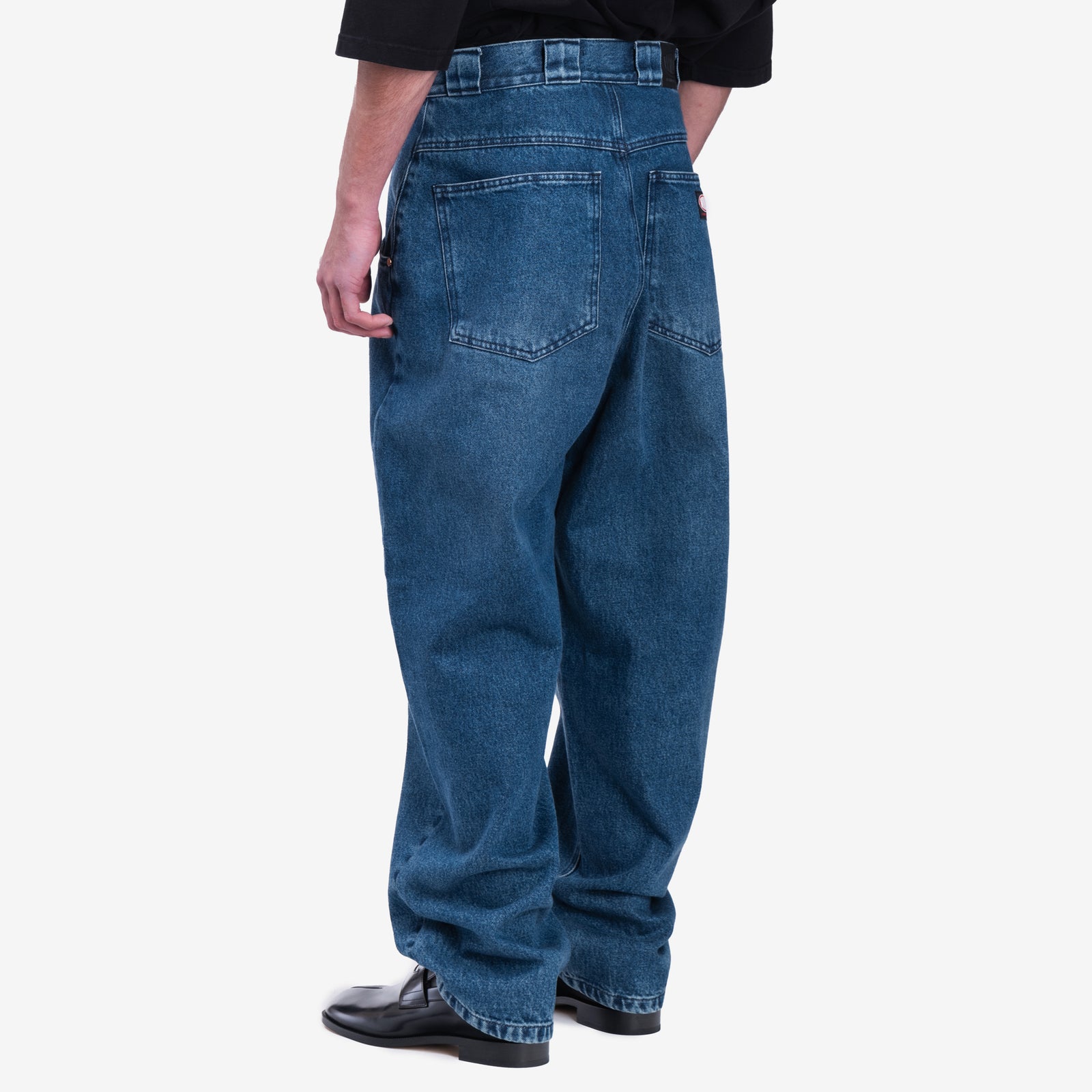 Mens Willy Chavarria Bad Boy Jeans in Washed Indigo