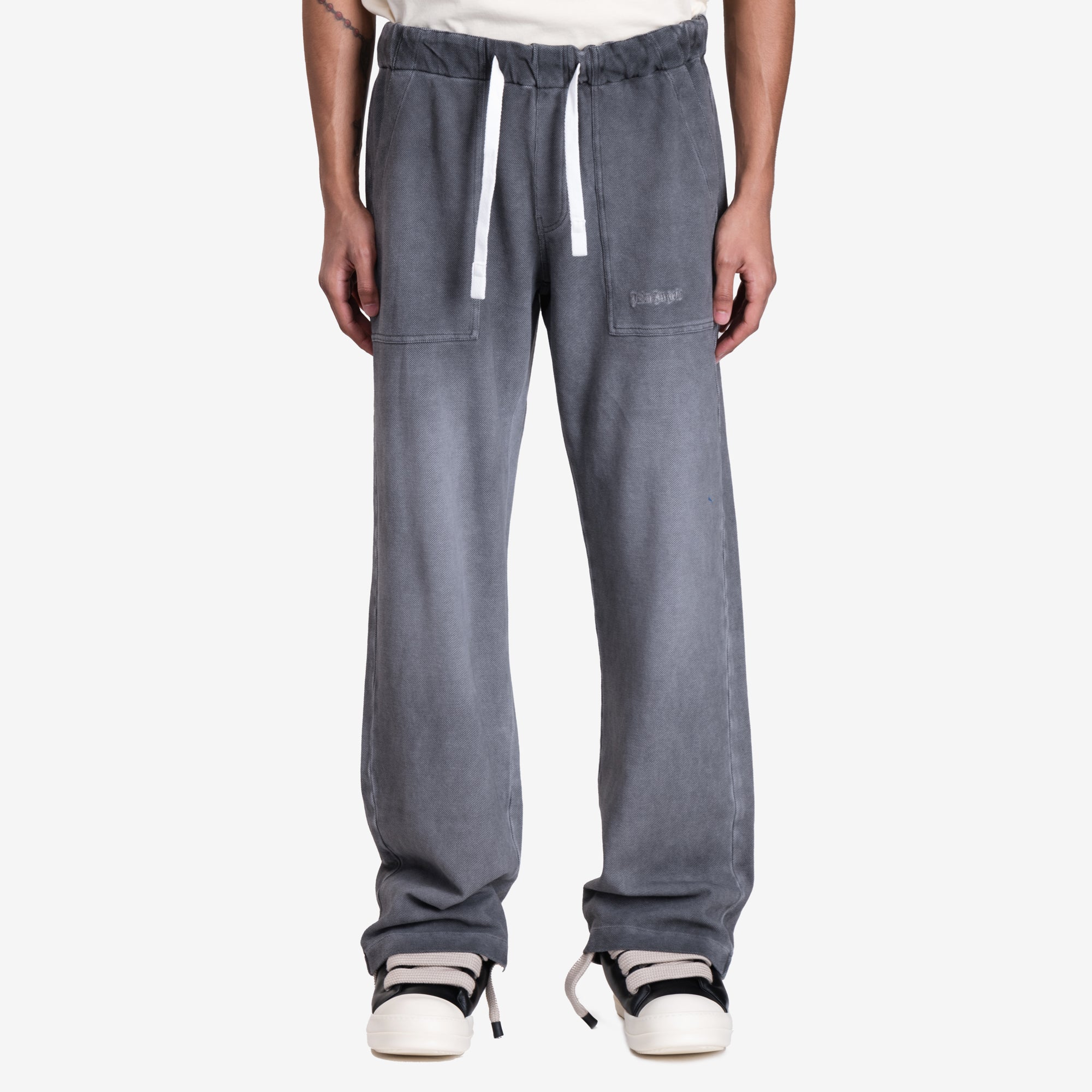 Palm Angels GD Classic Logo Cozy Pants Black - 1