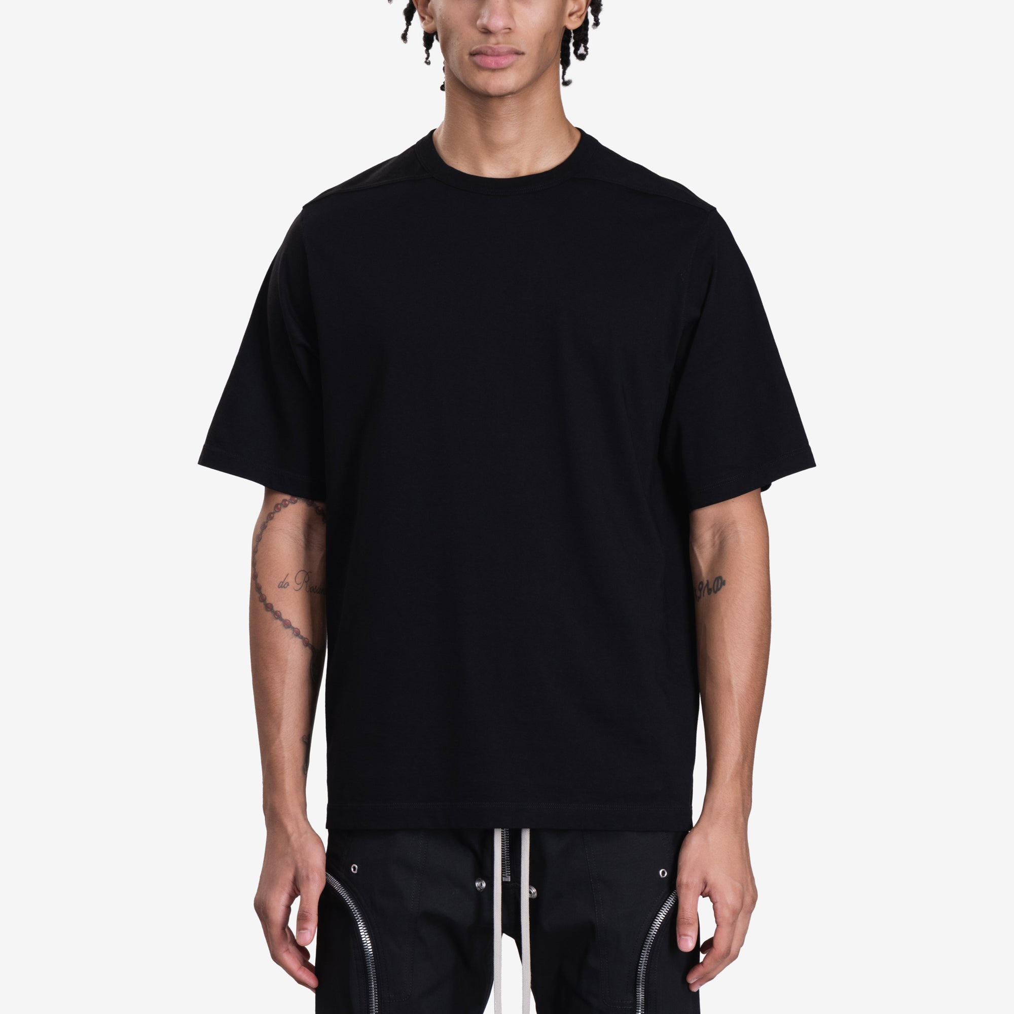 Mens Rick Owens Brad T-Shirt in Black