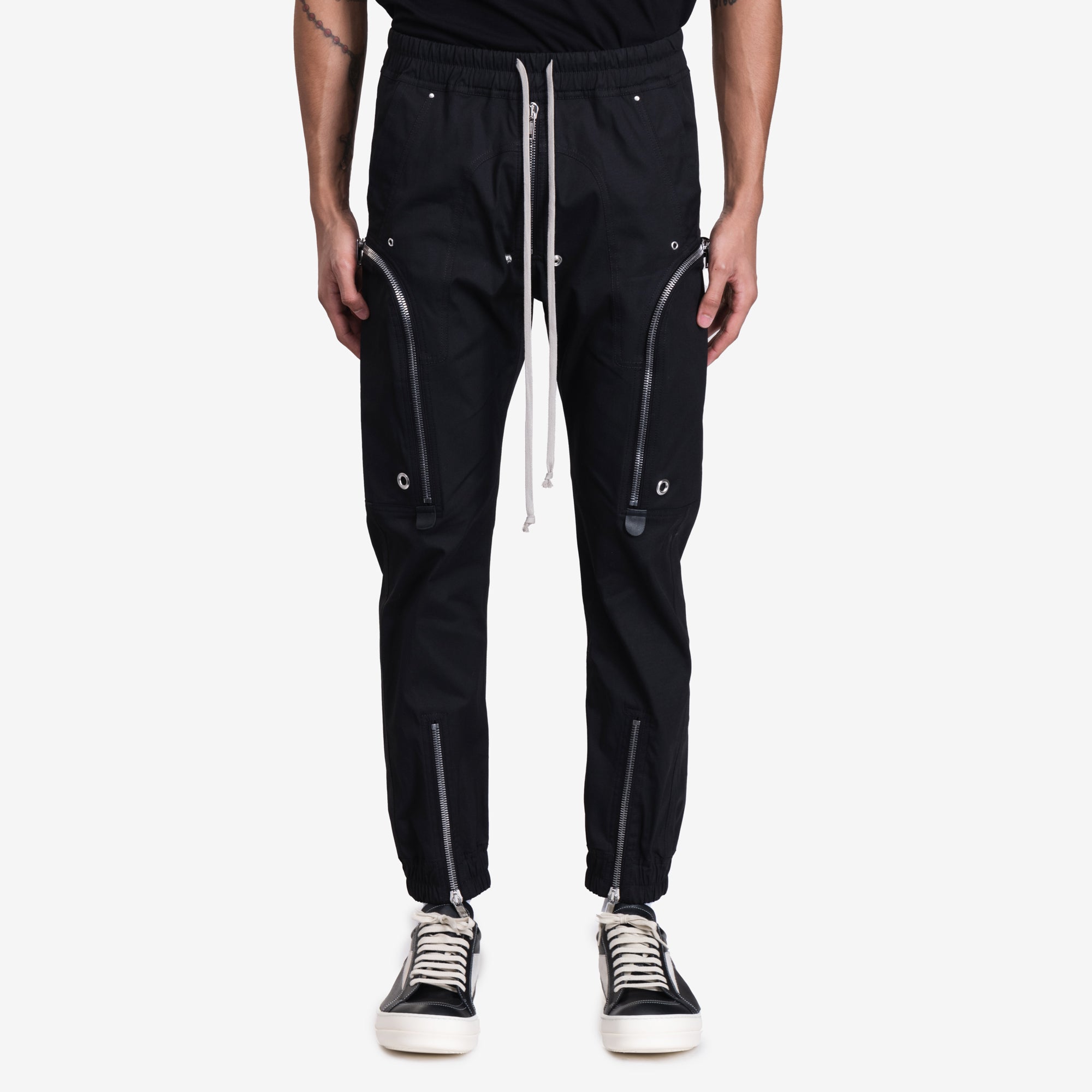 Rick Owens Bauhaus Cargo Pants Black - 1