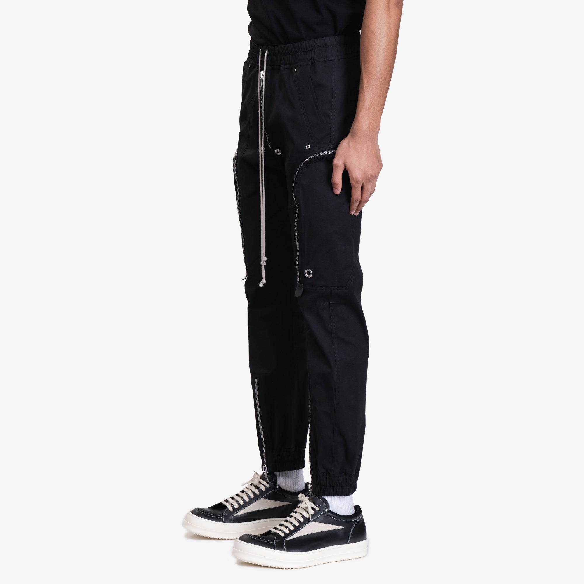 Rick Owens Bauhaus Cargo Pants Black - 3