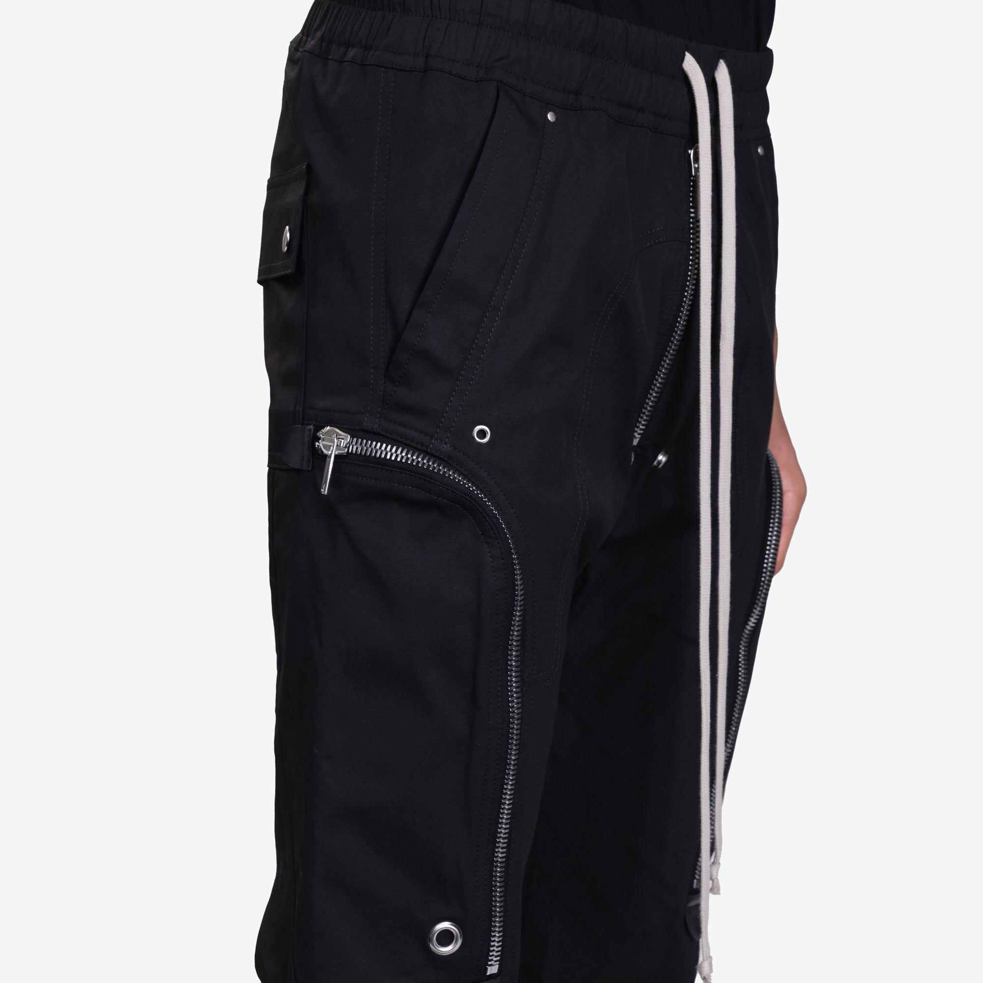 Rick Owens Bauhaus Cargo Pants Black - 5