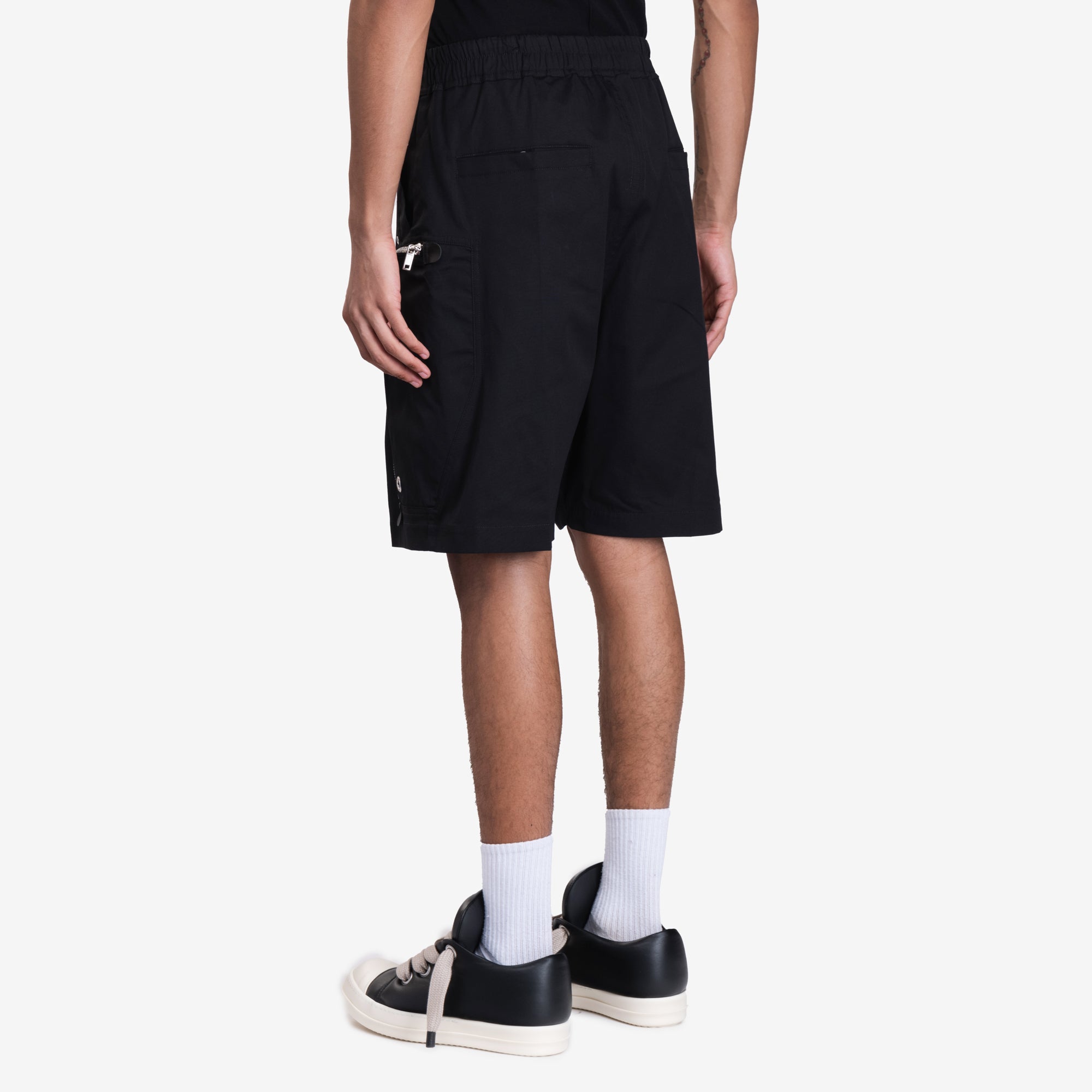 Rick Owens Bauhaus Bela Shorts Black - 4