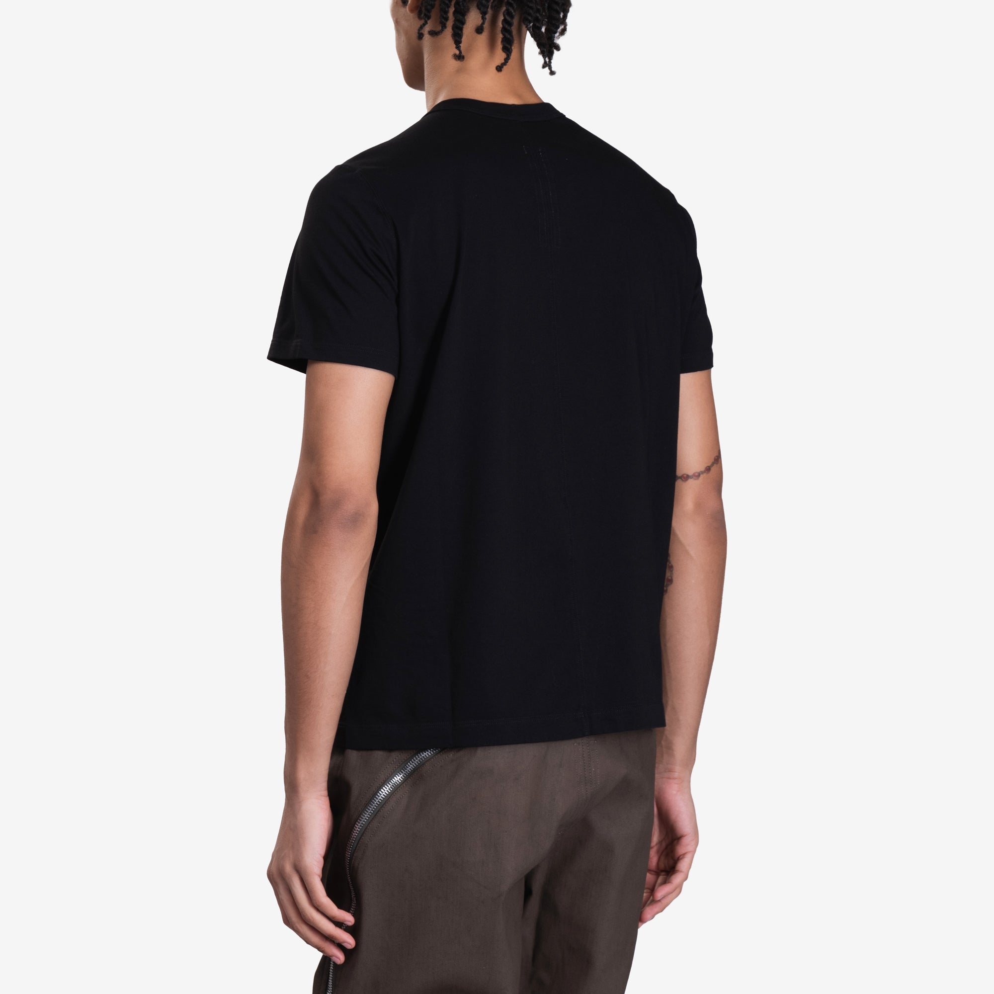 Rick Owens Short Level T-Shirt Black - 4