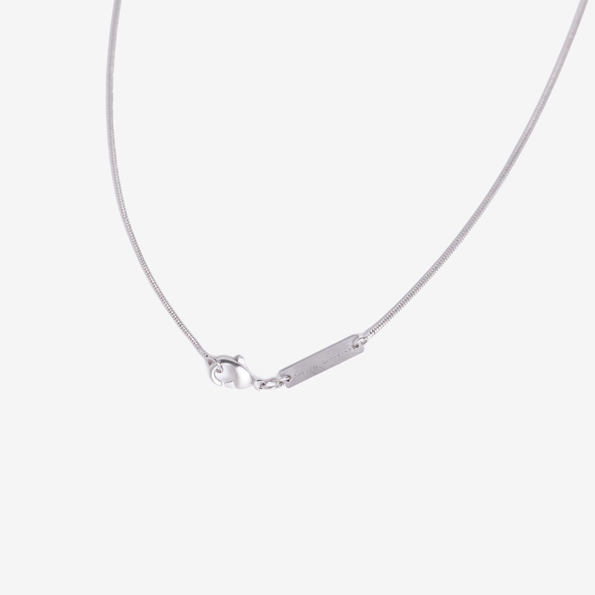 Rick Owens Pentagram Charm Necklace Palladio - 4