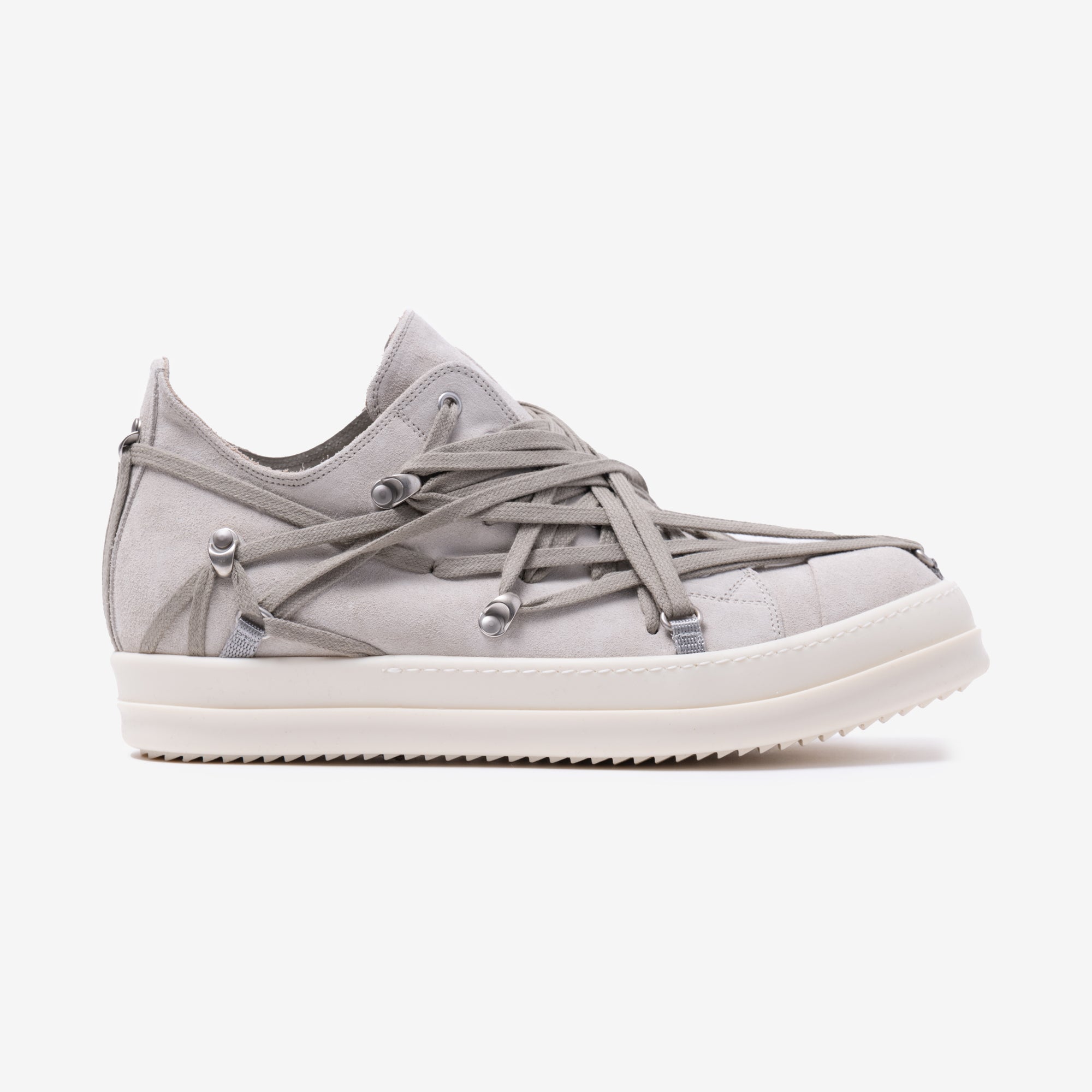 Rick Owens Megalaced Low - Top Sneakers Dinge/Milk/Milk - 3