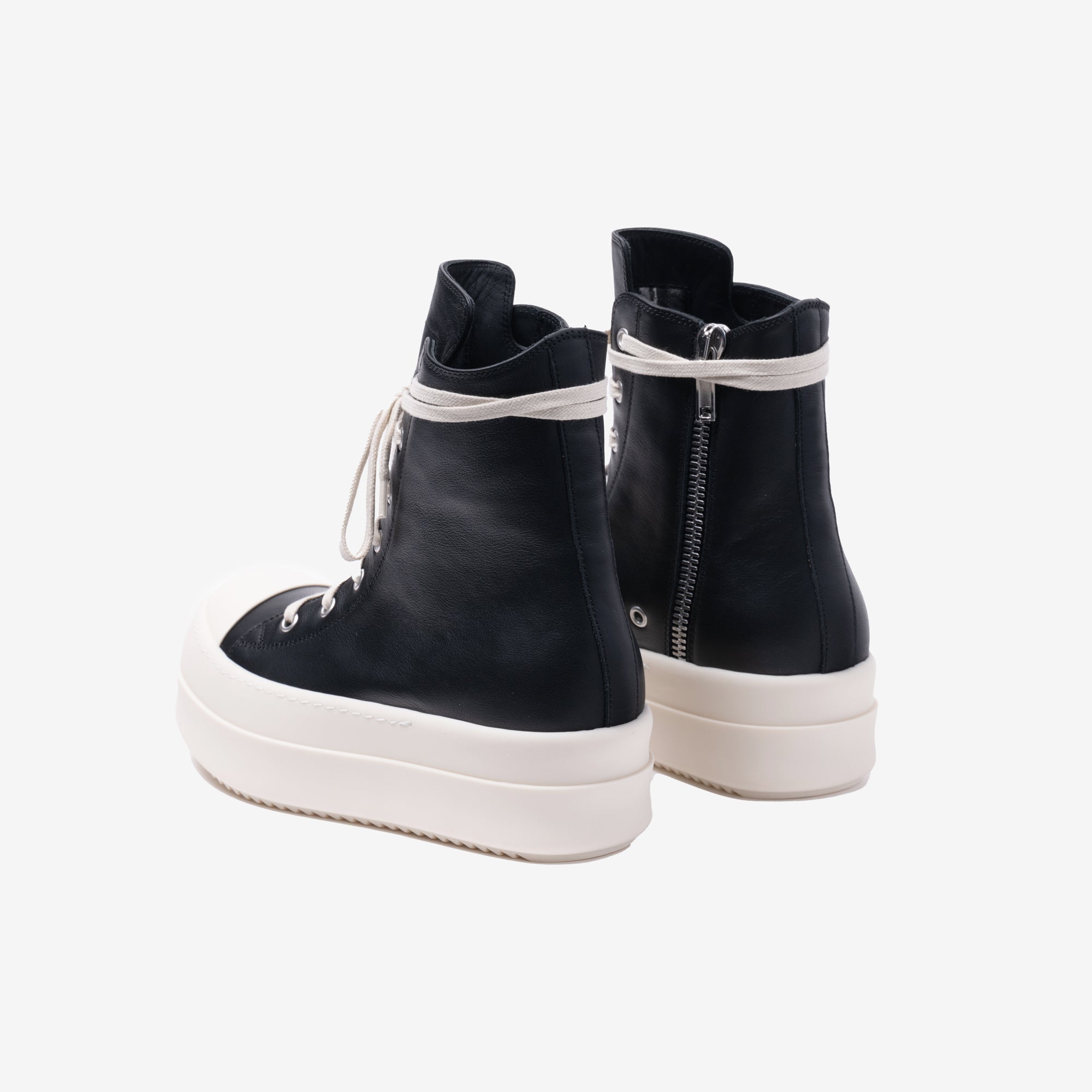 Rick Owens Womens Mega Bumper Sneakers Black - 5